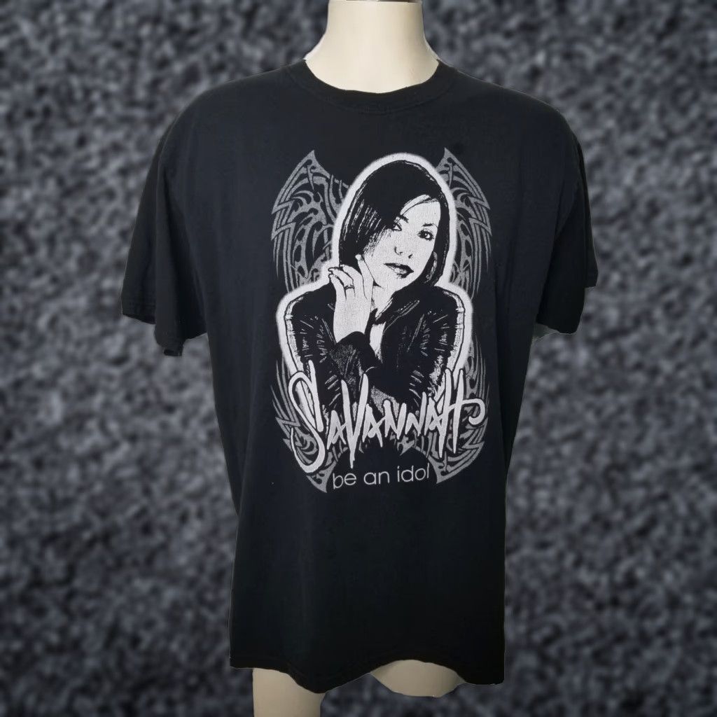 Jerzees VINTAGE Retro Mens XL Kelly Clarkson Tee Be An American Idol T Shirt Savannah GA Tryouts Size US XL / EU 56 / 4 - 1 Thumbnail