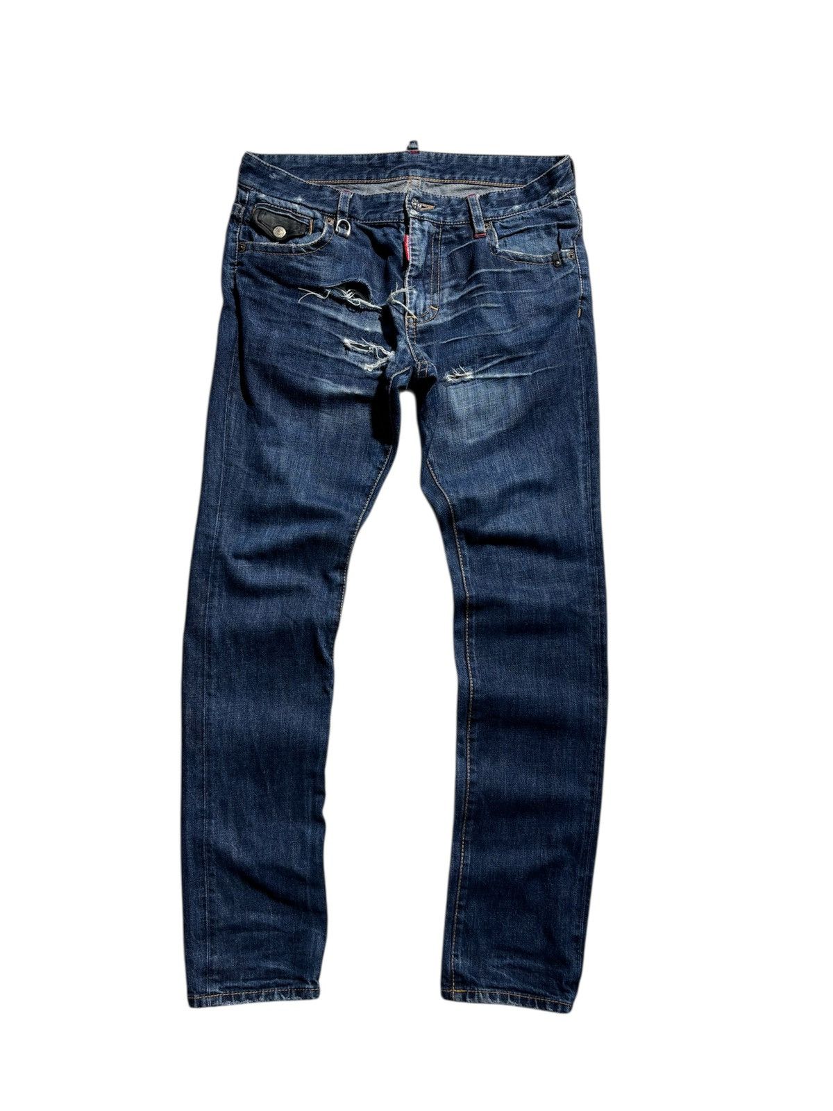 Dsquared2 Dsquared2 Jeans Distressed Vintage Japanese Style Y2K Size US 32 / EU 48 - 1 Thumbnail