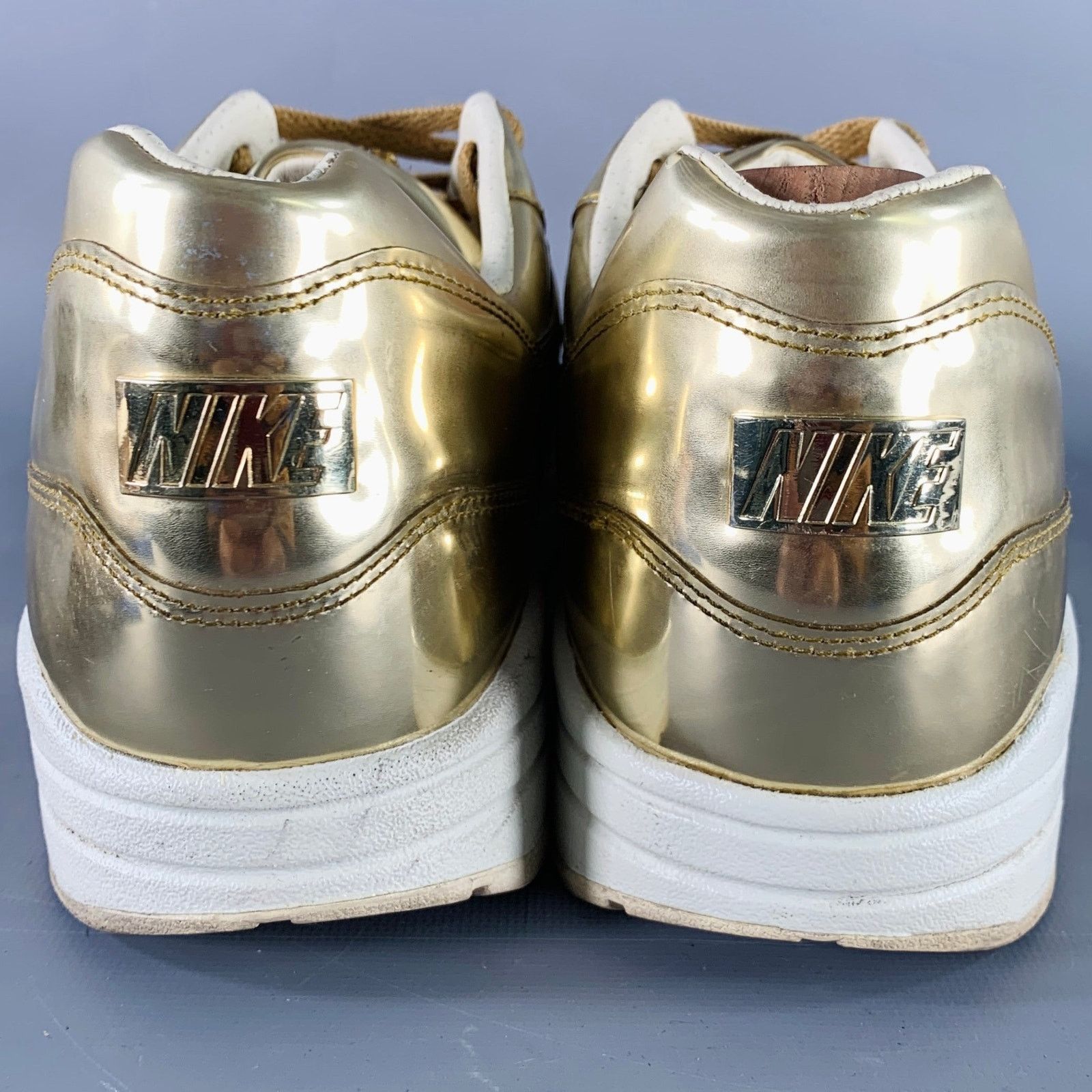 Nike 2020 30th Anniversary Size 12 Gold Metallic Low Top Sneakers Size US 12 / EU 45 - 3 Thumbnail