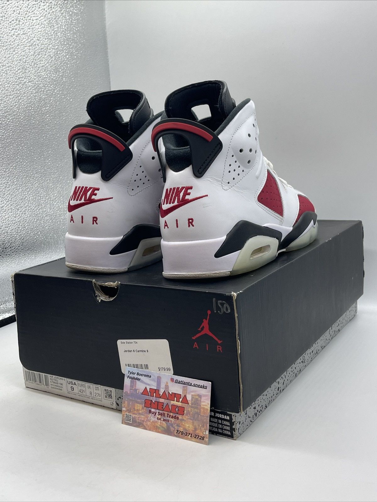 Jordan Brand Air Jordan 6 carmine Size US 9 / EU 42 - 5 Thumbnail