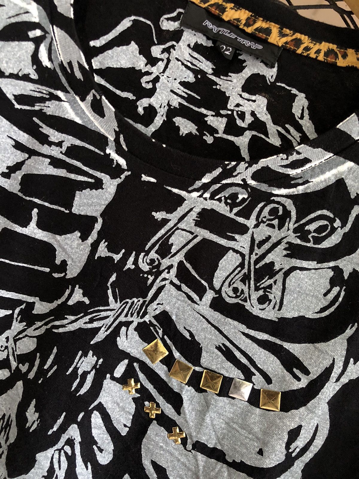 If Six Was Nine × Japanese Brand × Le Grande Bleu (L.G.B.) JAPANESE RATTLE TRAP SKELETON TEE SHIRT Size US S / EU 44-46 / 1 - 3 Thumbnail