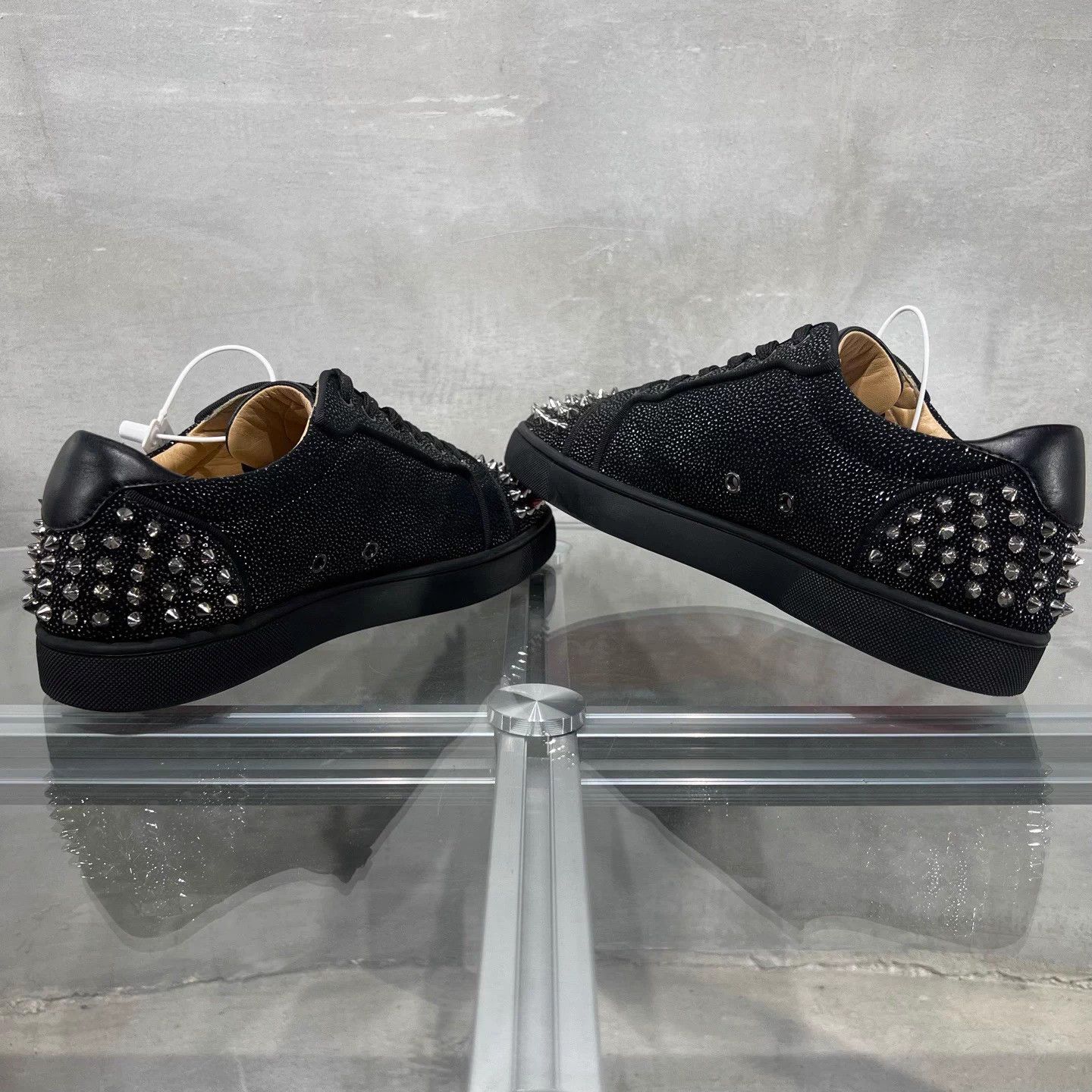 Other CL Black Red Sole Riveted 44 Shoes Size US 11 / EU 44 - 5 Thumbnail