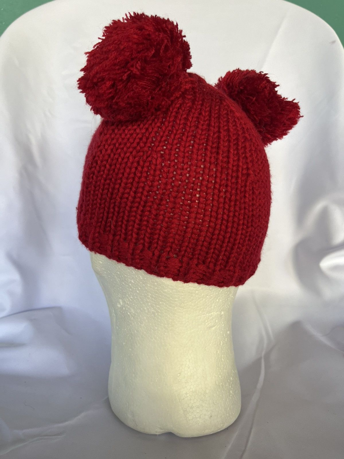 Japanese Brand × Vintage Knitted Crochet Beanie Hast Size ONE SIZE - 5 Thumbnail