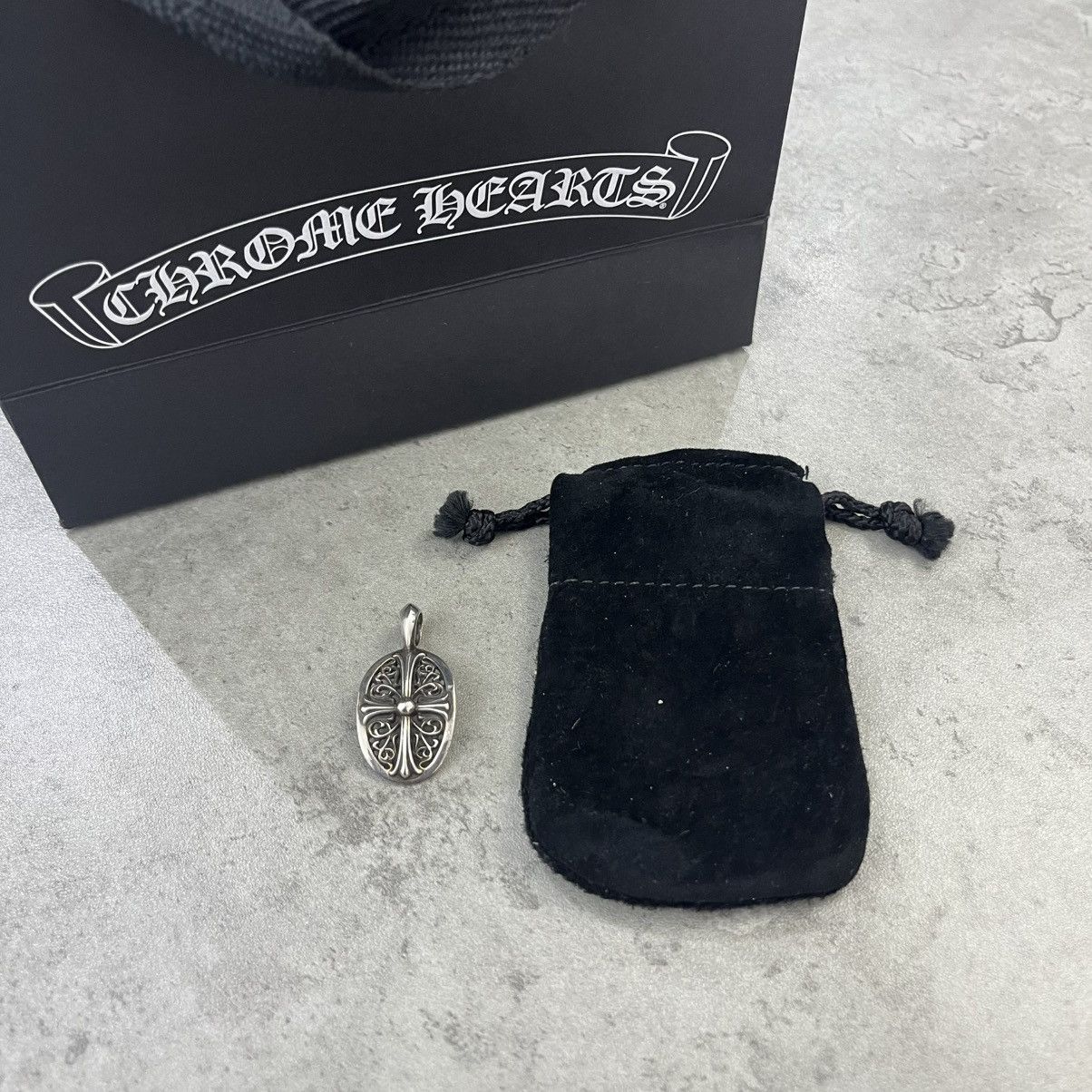 Chrome Hearts CHROME HEARTS Oval Cross Charm SILVER Size ONE SIZE - 8 Thumbnail