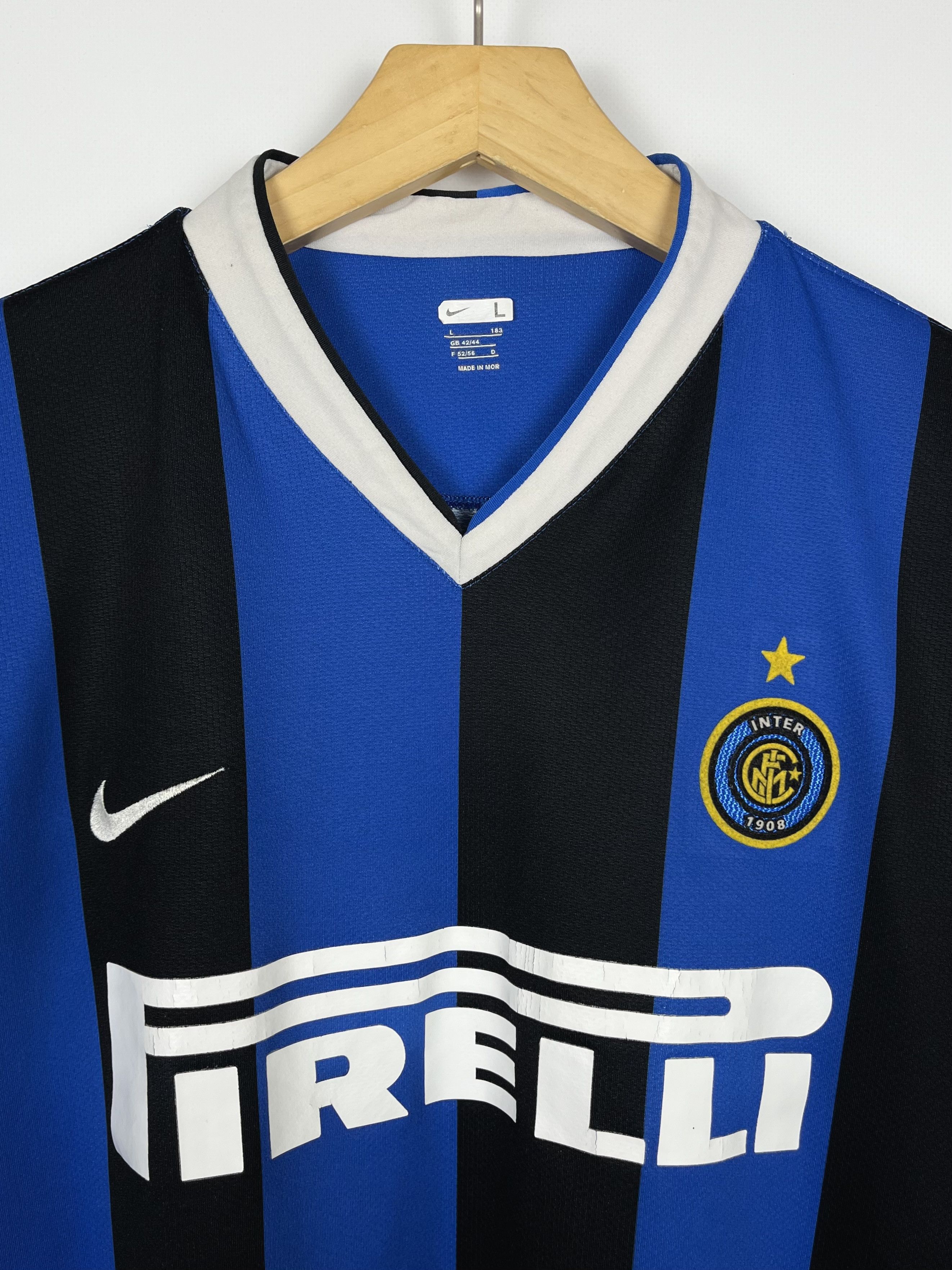 Nike Vintage Nike Inter Milan Home Soccer Jersey 2006/2007 Size US L / EU 52-54 / 3 - 5 Thumbnail