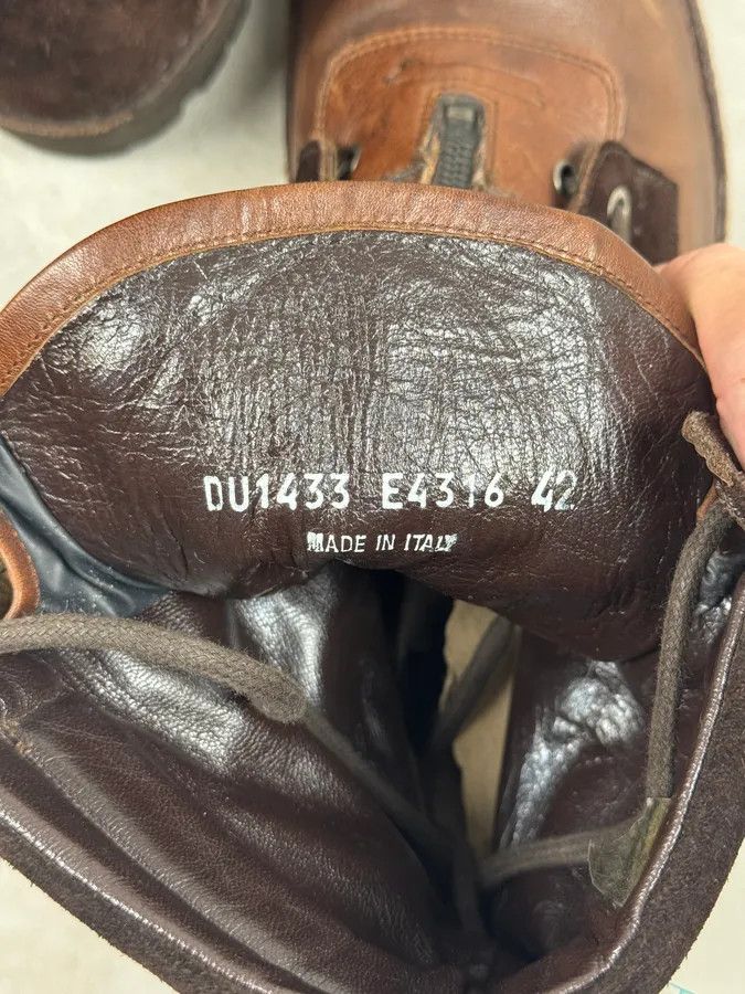 Dolce & Gabbana 2000s Dolce & Gabbana Brown Leather & Olive High Boots Size US 9 / EU 42 - 9 Thumbnail