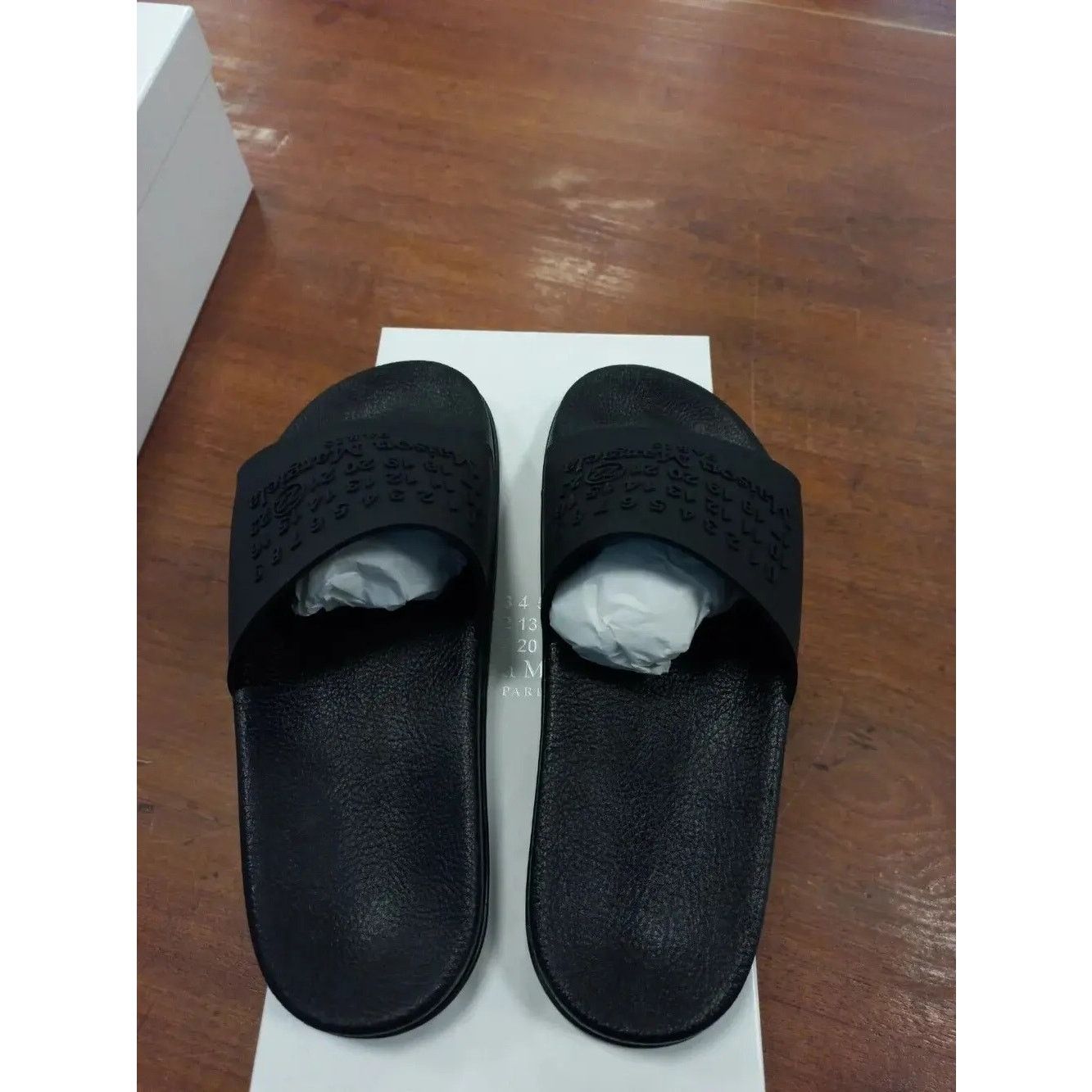 Maison Margiela o1rshd1 Slipper S57WX0024 in Nero Size US 9 / EU 42 - 6 Thumbnail