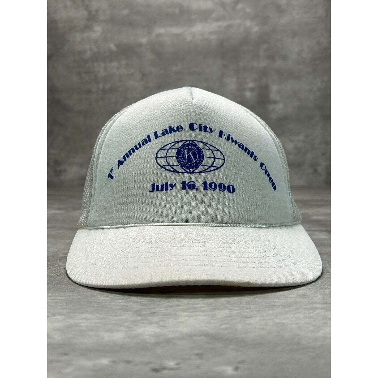 Vintage Vintage 90s Lake City Kiwanis Golf Trucker Snapback Hat OSFA Size ONE SIZE - 2 Thumbnail