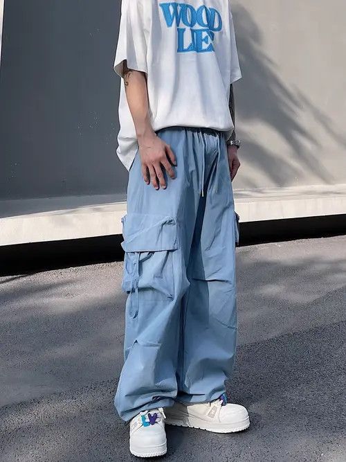 Japanese Brand Vintage High Street Multi-Pocket Casual Trousers Size US 32 / EU 48 - 2 Thumbnail