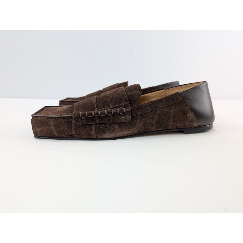 Jacquemus o1rshd1 Les Mocassins Carre Loafer Boots in Dark Brown Size US 12 / EU 45 - 10 Thumbnail