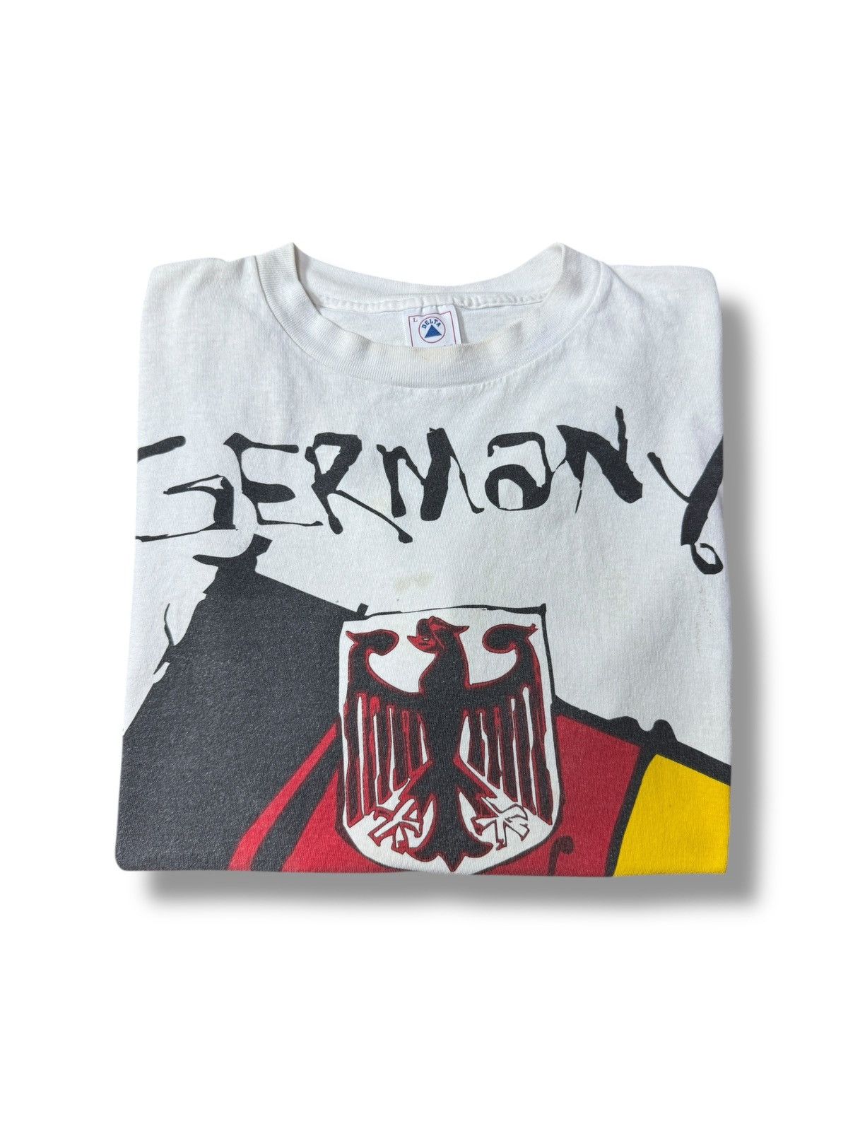 Adidas × Vintage *RARE* 1994 90s VINTAGE GERMANY WORLD CUP FOOTBALL TEE Size US L / EU 52-54 / 3 - 5 Thumbnail