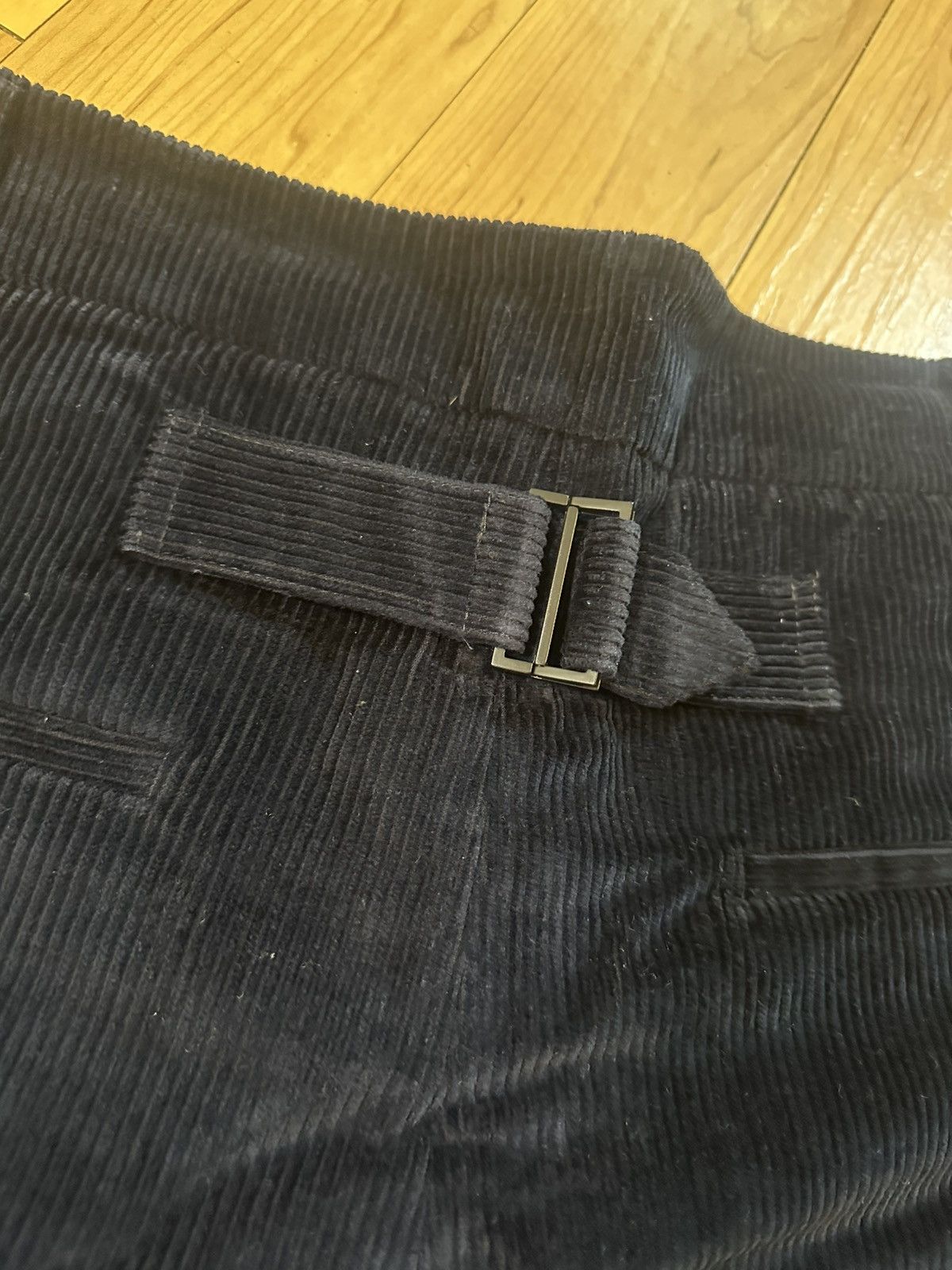 Studio Nicholson Studio Nicholson wide leg back buckle corduroy Size US 34 / EU 50 - 5 Thumbnail