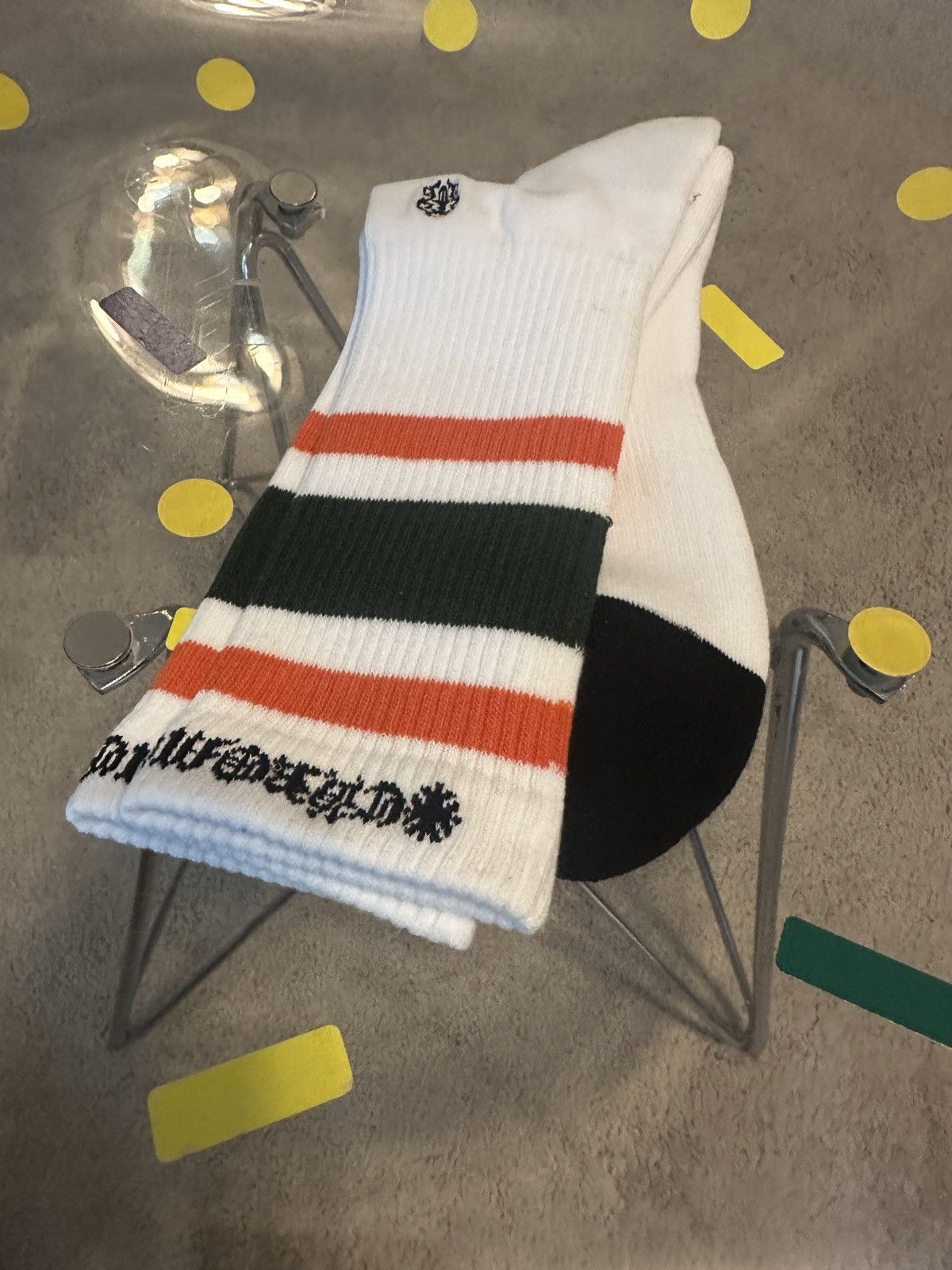 Chrome Hearts Chrome Hearts Fuck You Socks | Grailed