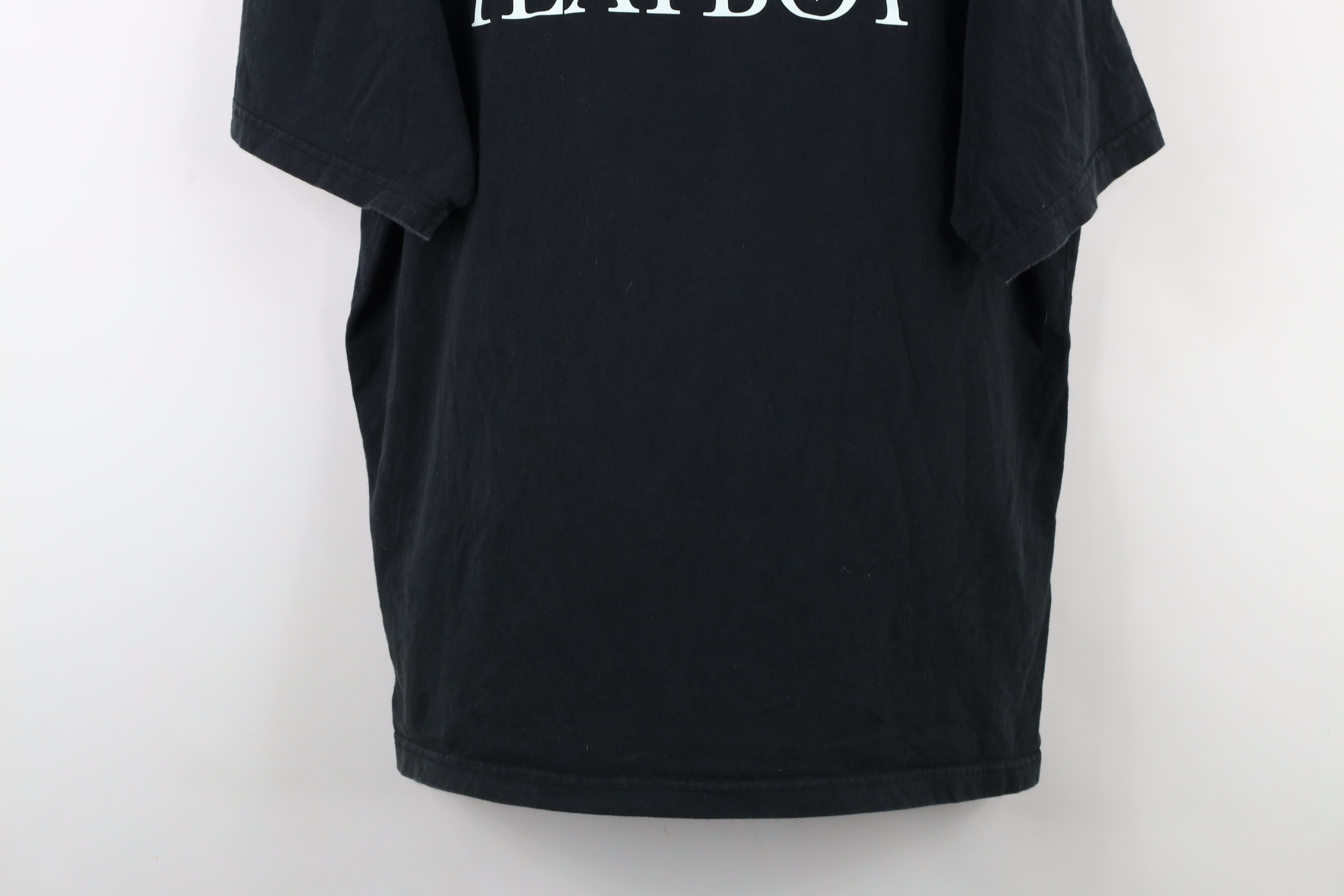 Playboy × Vintage Vintage Playboy Spell Out Bunny Short Sleeve T-Shirt Black Size US XL / EU 56 / 4 - 3 Thumbnail