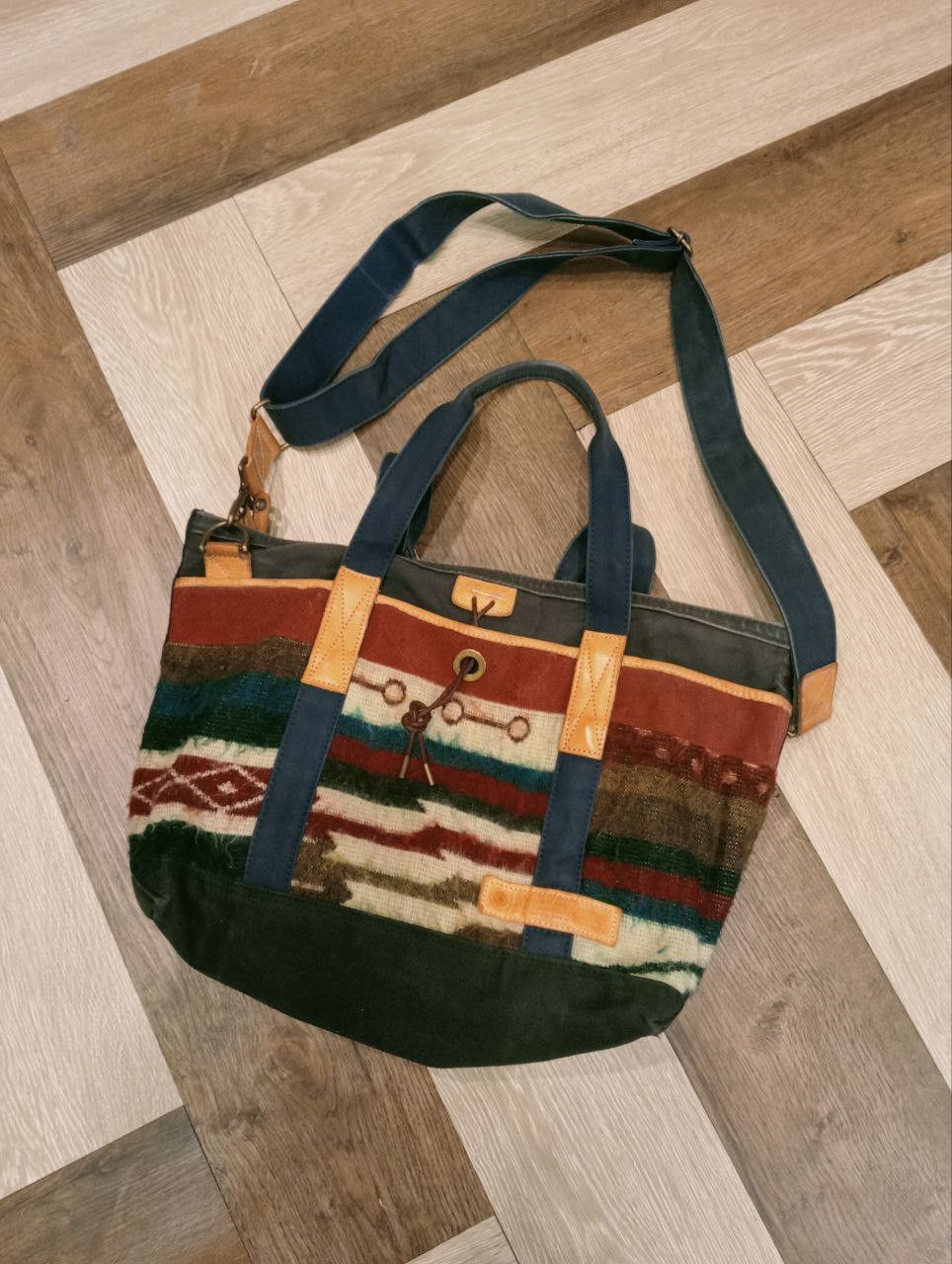 MasterPiece MASTERPIECE JAPAN NAVAJO STYLE FADED MESSENGER BAG Size ONE SIZE - 21 Thumbnail