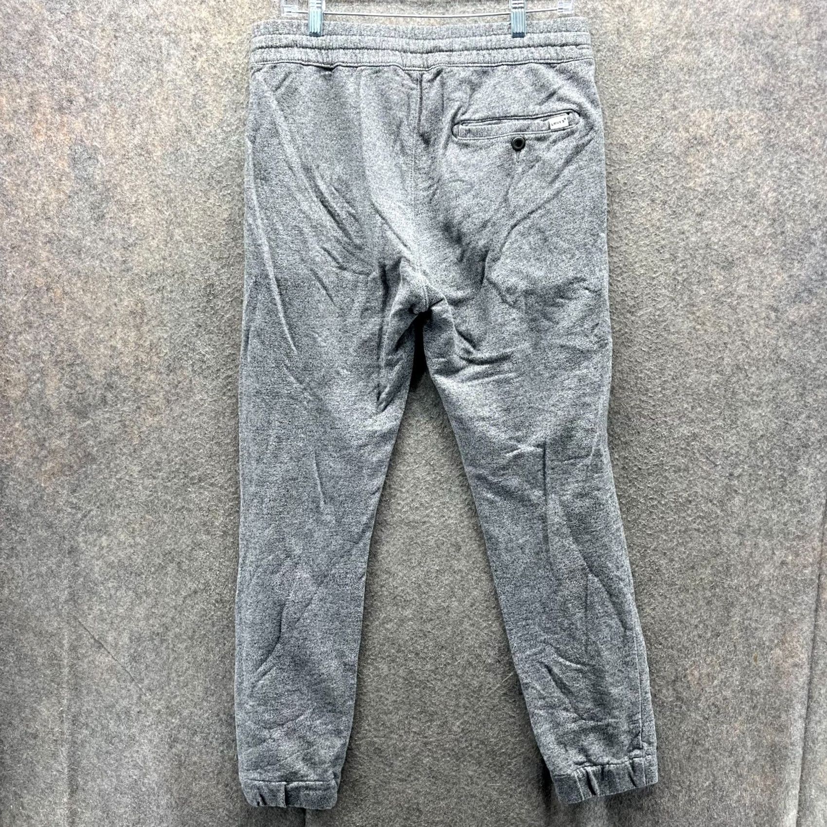 Levi's Levi's Jogger Womens 32 Gray Elastic Waist Fleece Cotton Pant Jeans Tapered Regular Size 32 Womens Boys Girls Mens Size 24" / US 00 / IT 34 - 2 Thumbnail