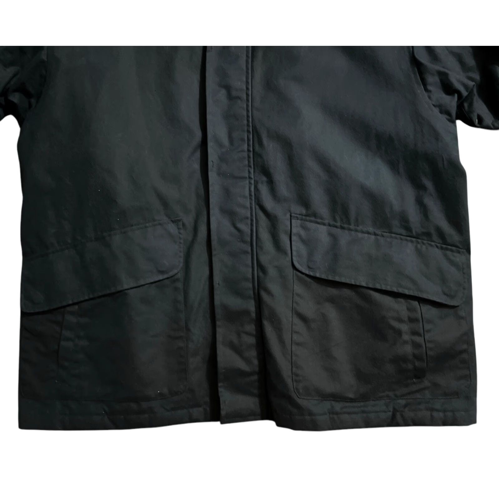 VINTAGE Polo Ralph Lauren Oilcloth Field Jacket Coat Waxed Cotton