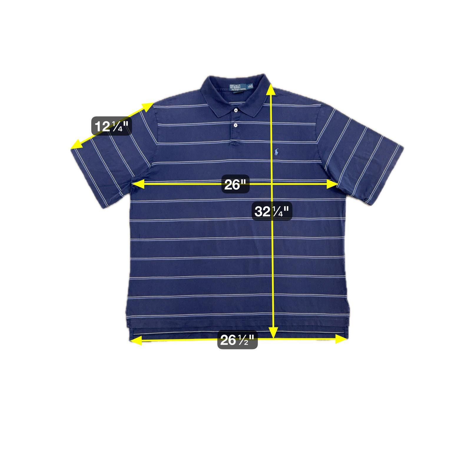Polo Ralph Lauren Polo Ralph Lauren Shirt Mens XL Blue Striped Golf Classic Size US XL / EU 56 / 4 - 11 Thumbnail