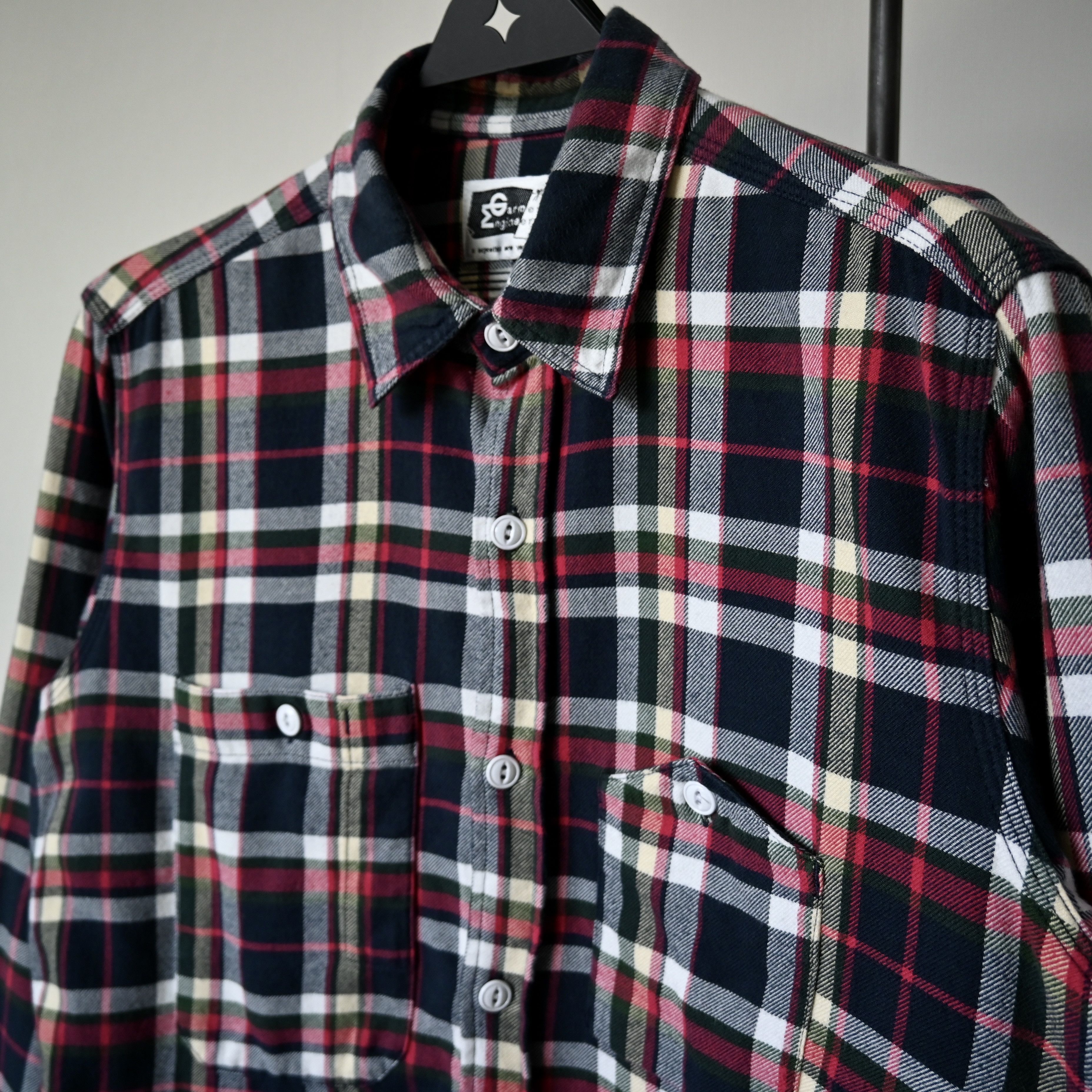 Engineered Garments VTG 2000s Engineered Garments flannel cotton work shirt Size US S / EU 44-46 / 1 - 5 Thumbnail