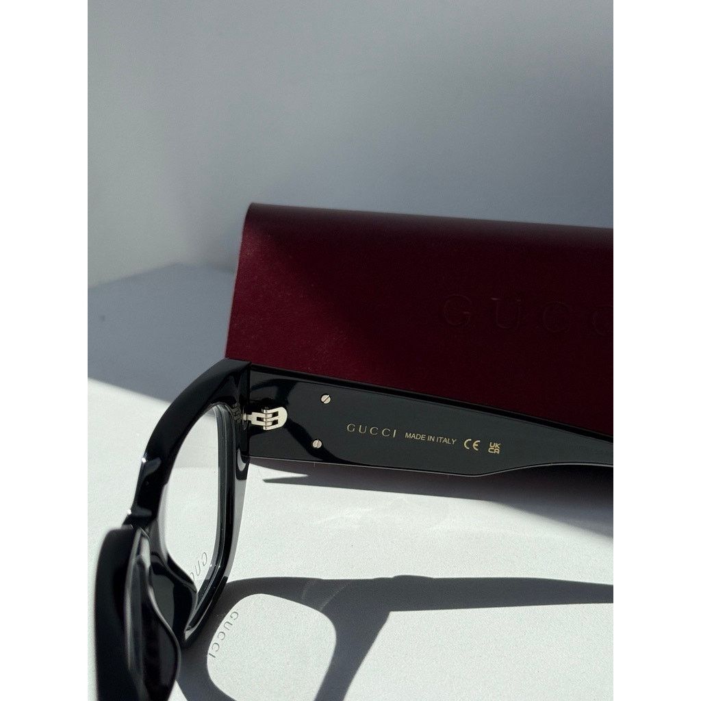 Gucci NEW Gucci GG1952O Black Thick Rim Eyeglasses Frames $515 Size ONE SIZE - 8 Thumbnail