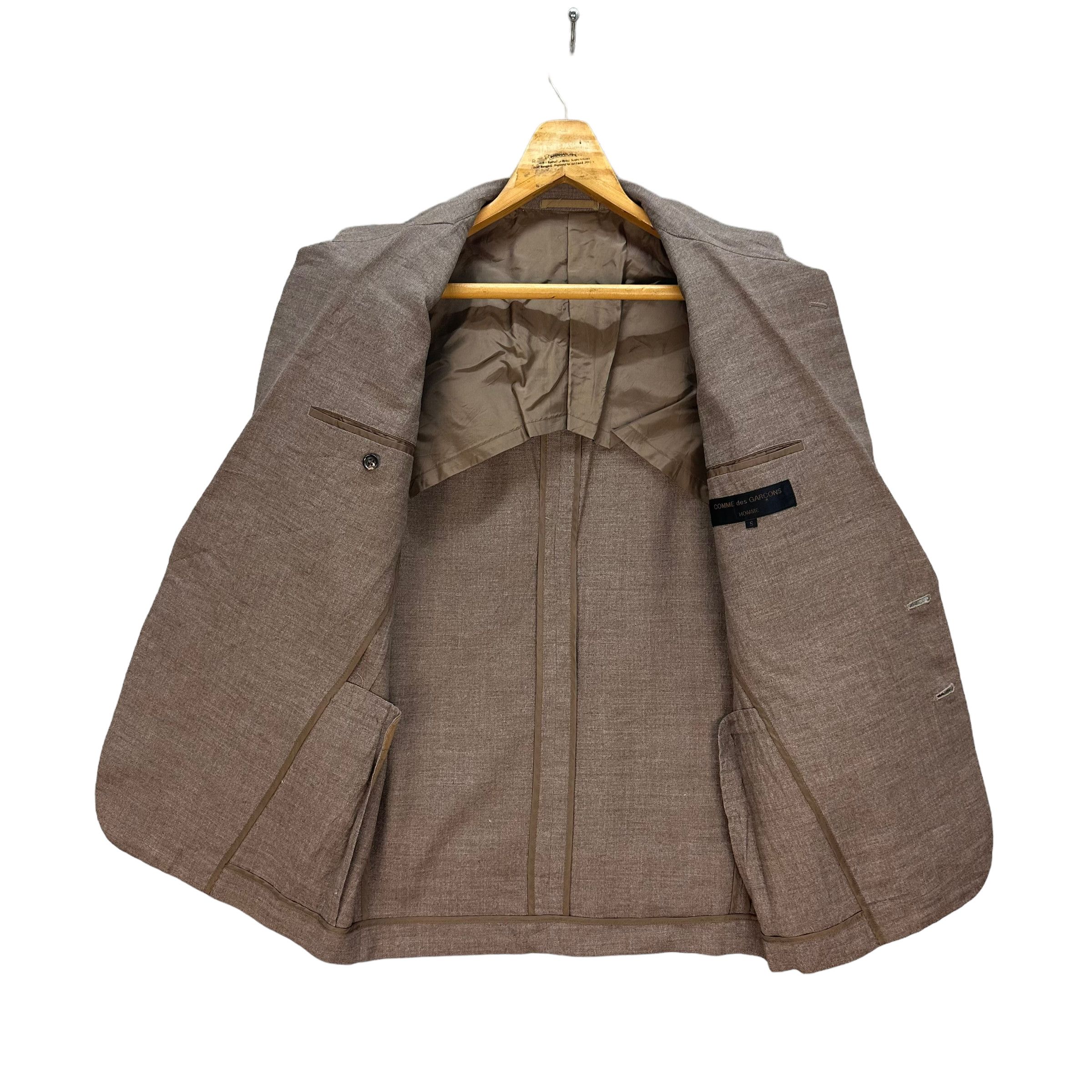 Comme des Garcons CDG HOMME SUIT JACKET / BROWN BLAZERS #8270-219 Size US S / EU 44-46 / 1 - 6 Thumbnail