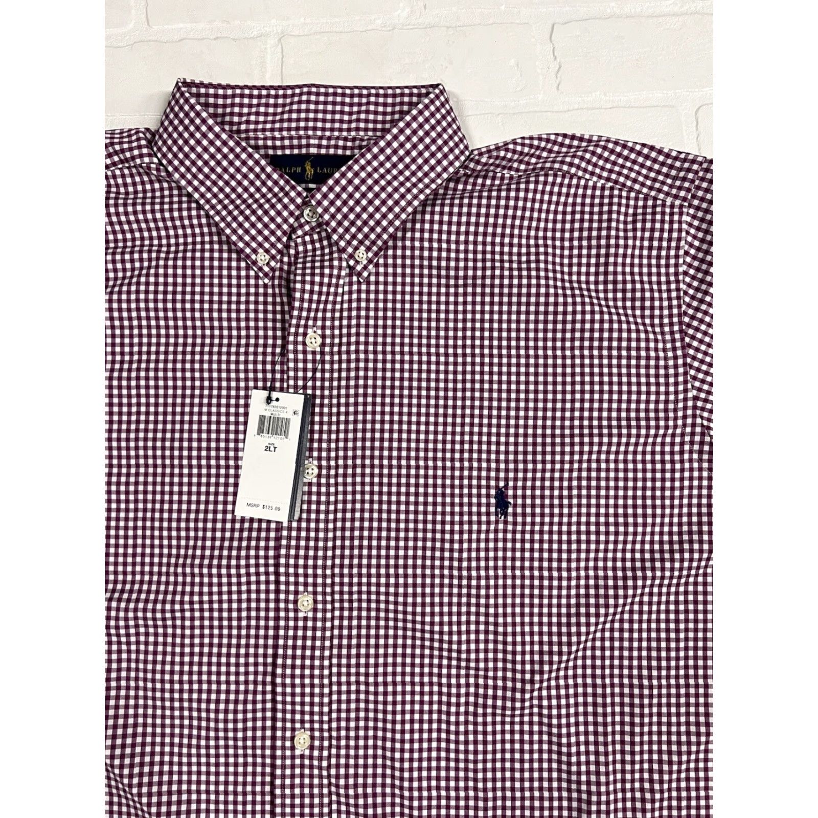Ralph Lauren Ralph Lauren Performance Stretch Button Down Shirt Men’s 2XLT NWT Check Shirt Size US XXL / EU 58 / 5 - 3 Thumbnail