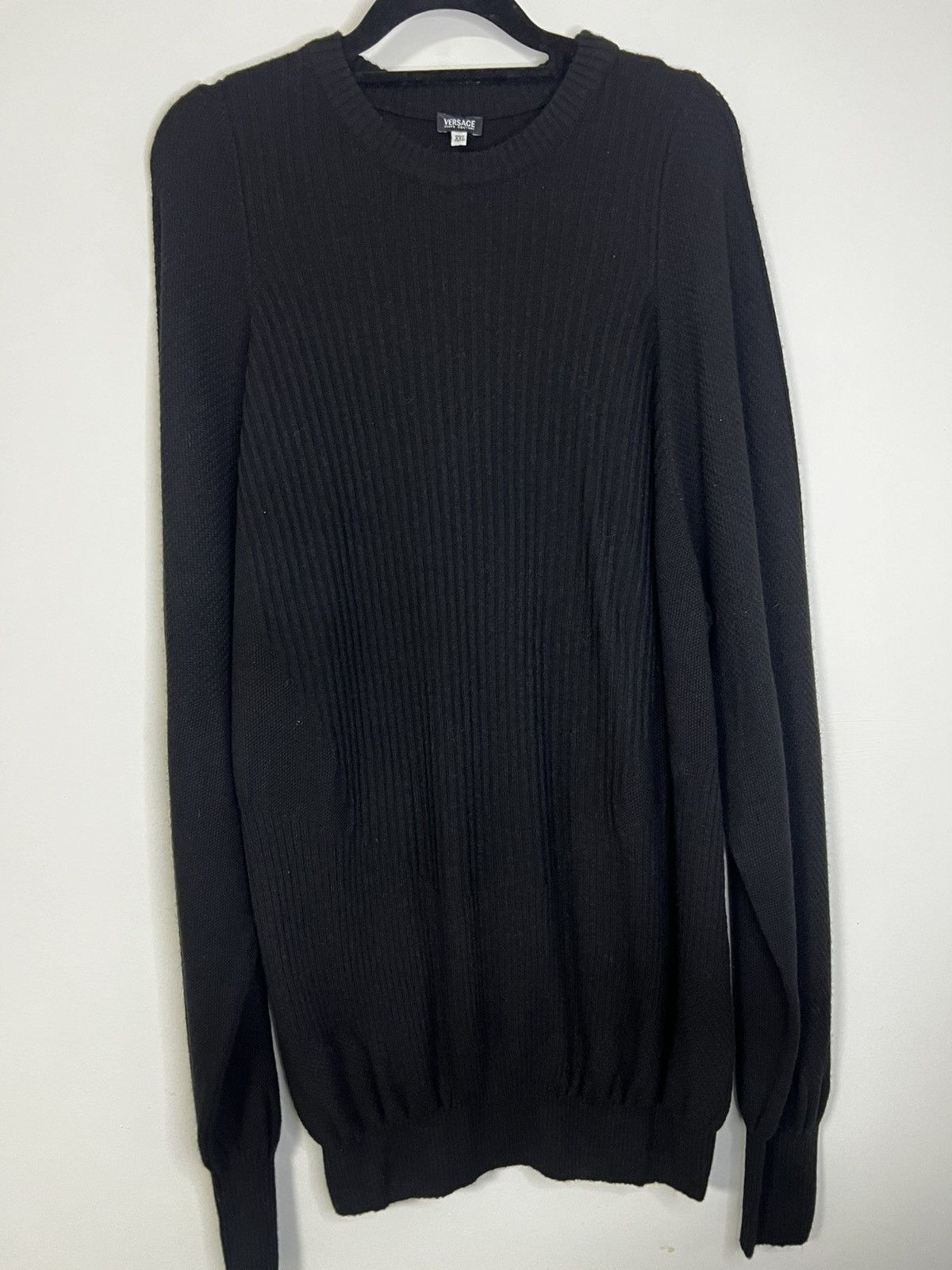 Versace Versace jeans sweater jersey cashmere black xxl Size US XXL / EU 58 / 5 - 3 Thumbnail