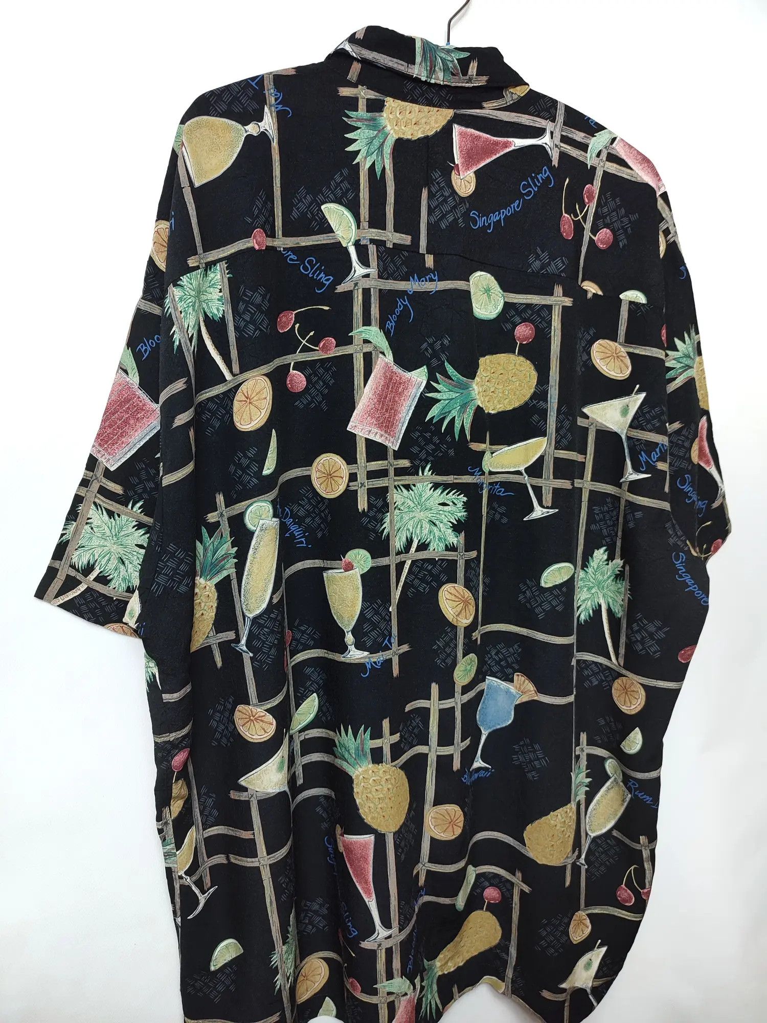 Tori Richard × Vintage Vintage Cocktails Hawaiian shirt Size US XL / EU 56 / 4 - 9 Thumbnail