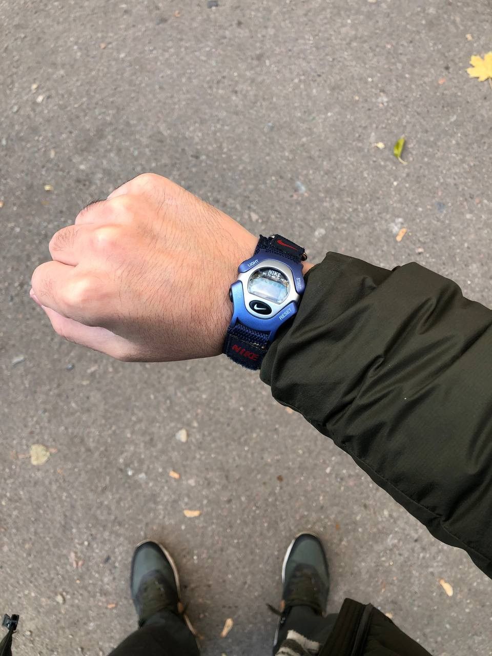 Nike × Vintage VERY RATR NIKE AIR FORCE WATCH RETRO DRILL SWOOSH Y2K 90s Size ONE SIZE - 4 Thumbnail