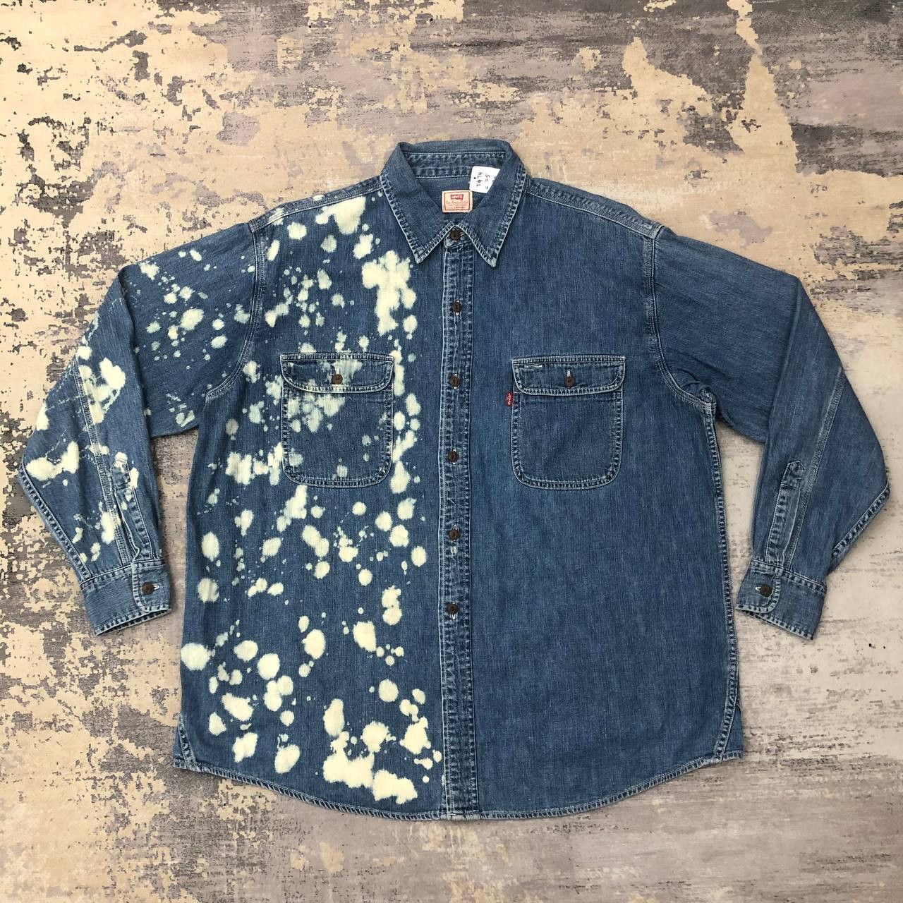 Levi's T474 VTG LEVI'S ACID WASH DENIM SHIRTS Size US L / EU 52-54 / 3 - 2 Thumbnail