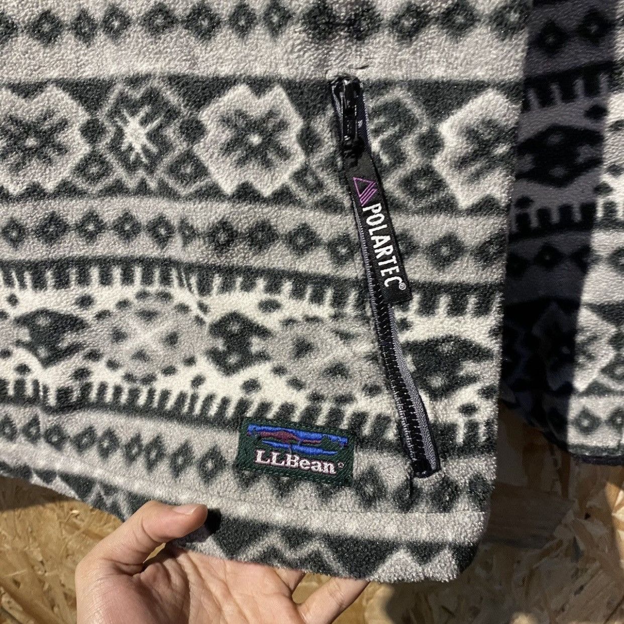 L.L. Bean × Vintage LL BEAN PULLOVER FLEECE POLARTEC Size US L / EU 52-54 / 3 - 5 Thumbnail