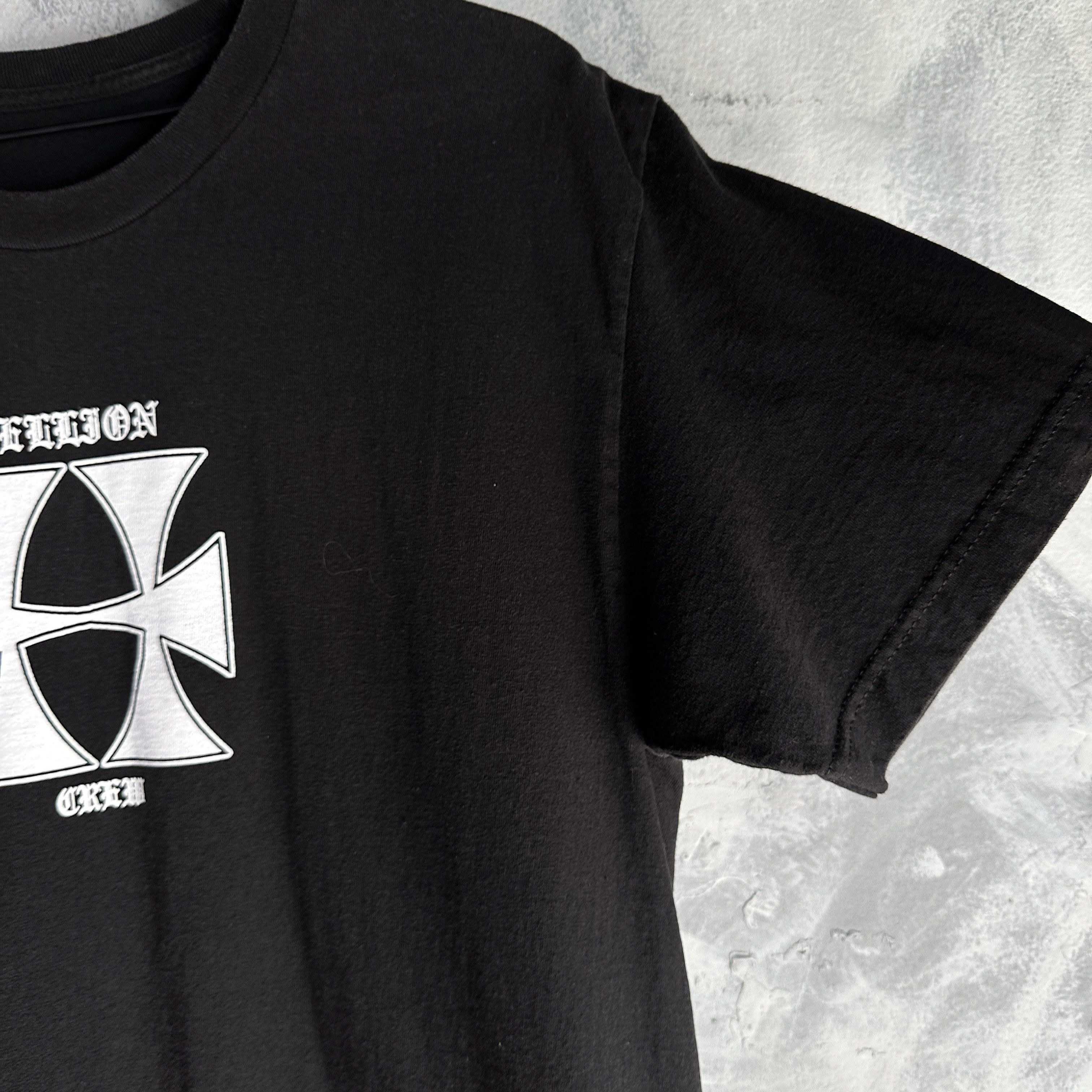 Vintage Helljon Crew T Shirt Y2K Men's Black West Coast Chopers Styl Size US L / EU 52-54 / 3 - 4 Thumbnail