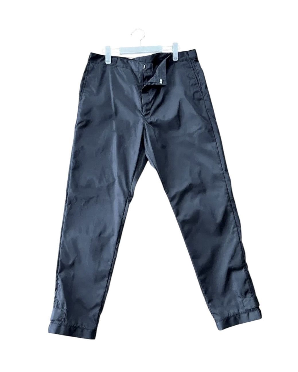 Prada Prada Re-Nylon Triangle Logo Track Pants Size US 36 / EU 52 - 2 Thumbnail