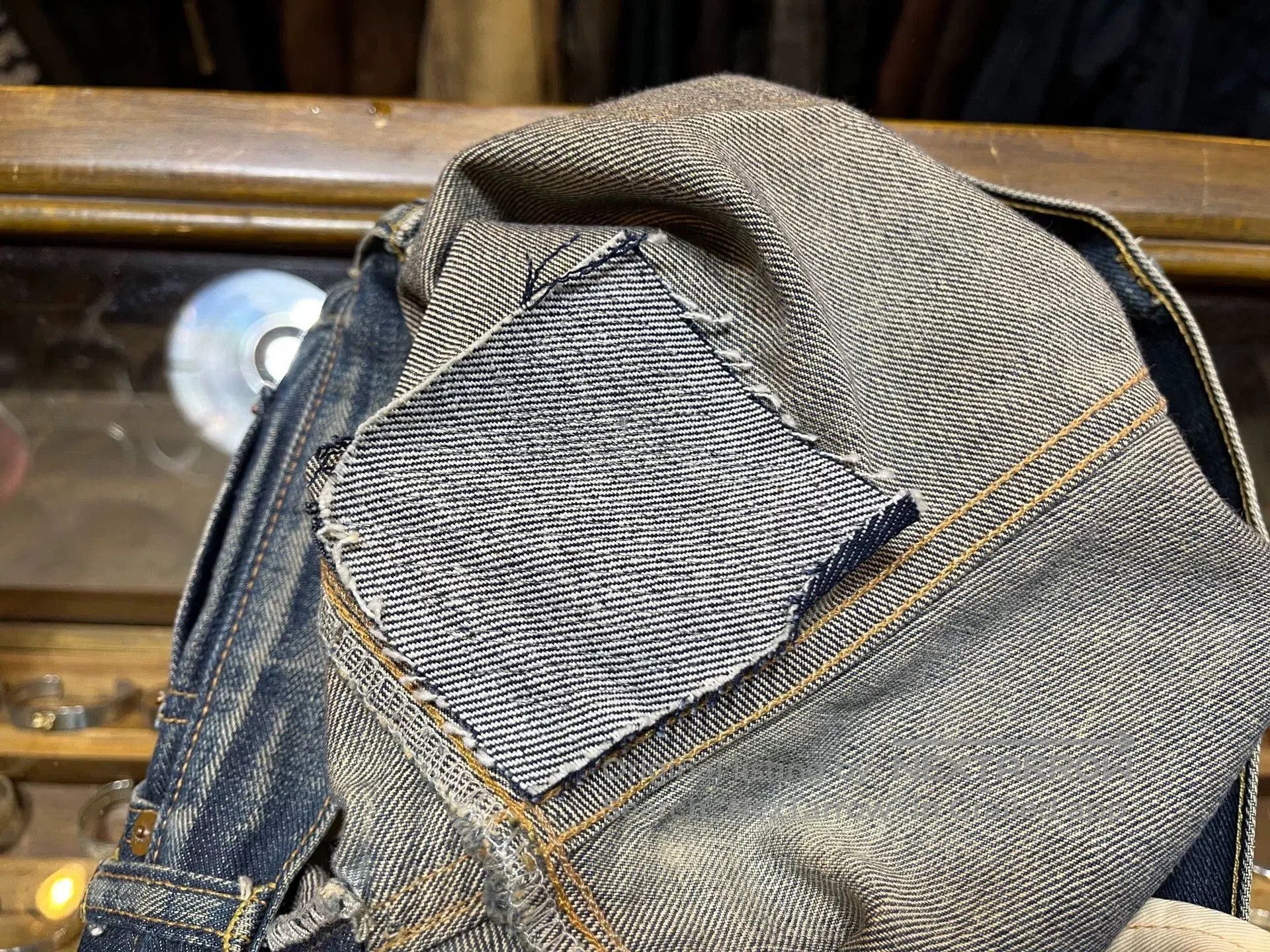 RRL Ralph Lauren distressed denim jeans by double rl. Size US 30 / EU 46 - 9 Thumbnail