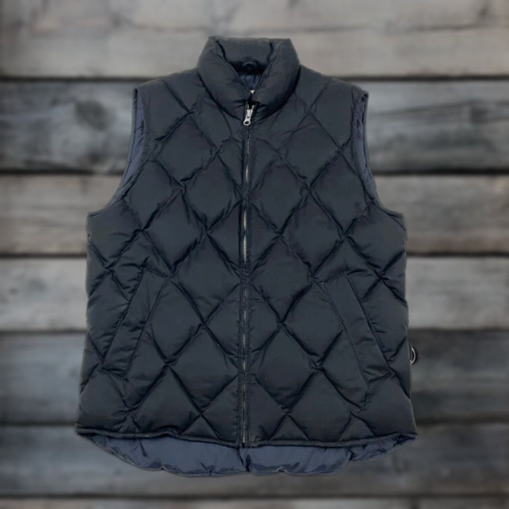 Eddie Bauer Eddie Bauer Vest Women S Black Quilted Goose Down Full Zip Outdoor 90s Classic Womens Size S / US 4 / IT 40 - 1 Thumbnail