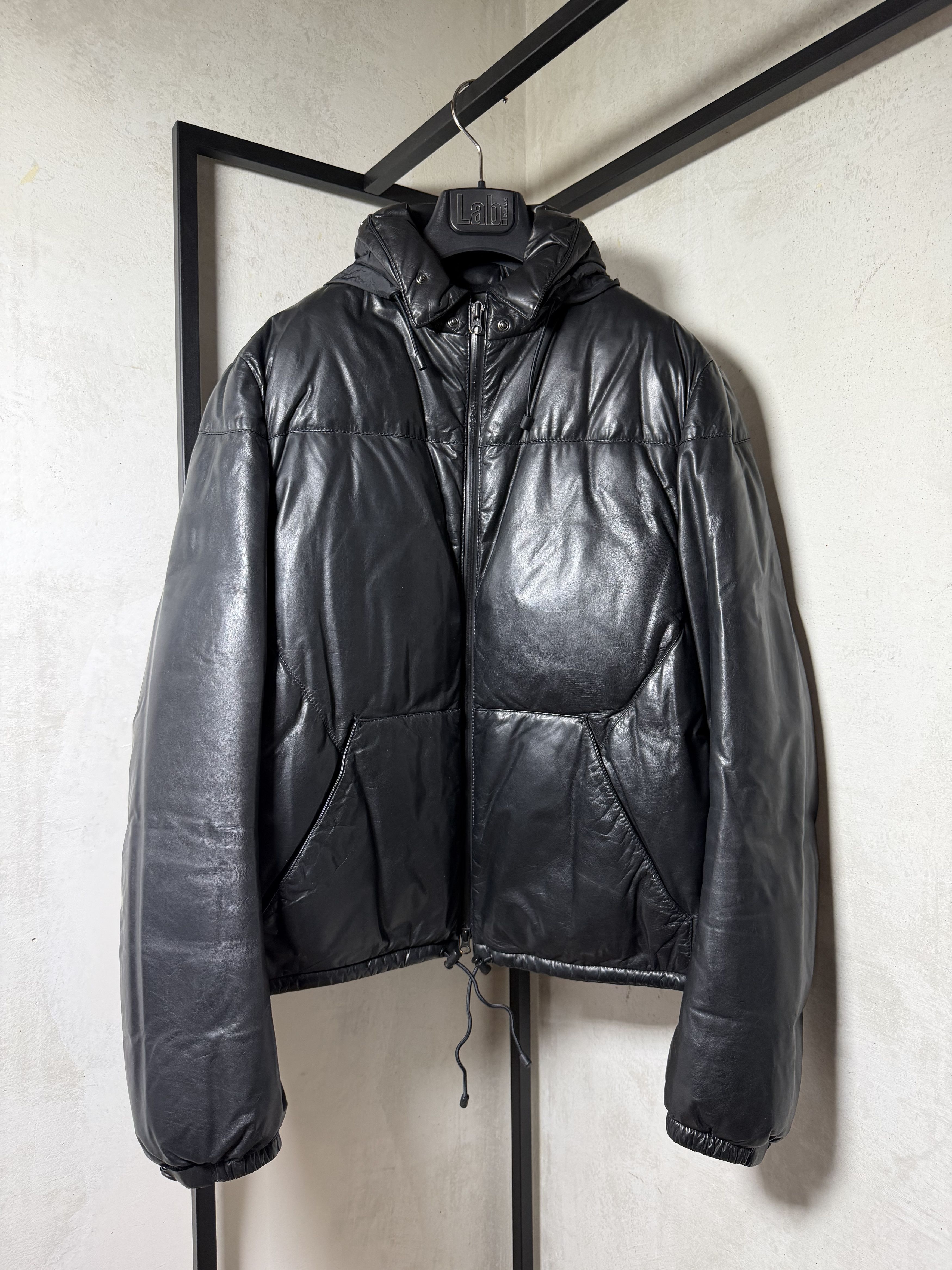 Valentino Valentino Leather Puffer Jacket Size US L / EU 52-54 / 3 - 1 Thumbnail