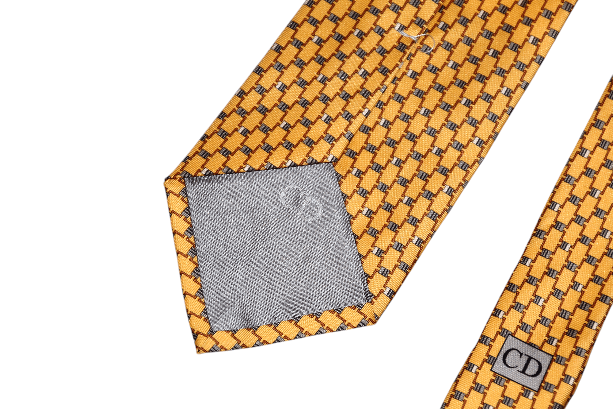 Dior Dior Homme Abstract Pattern Hand Made Silk TIe Size ONE SIZE - 3 Thumbnail