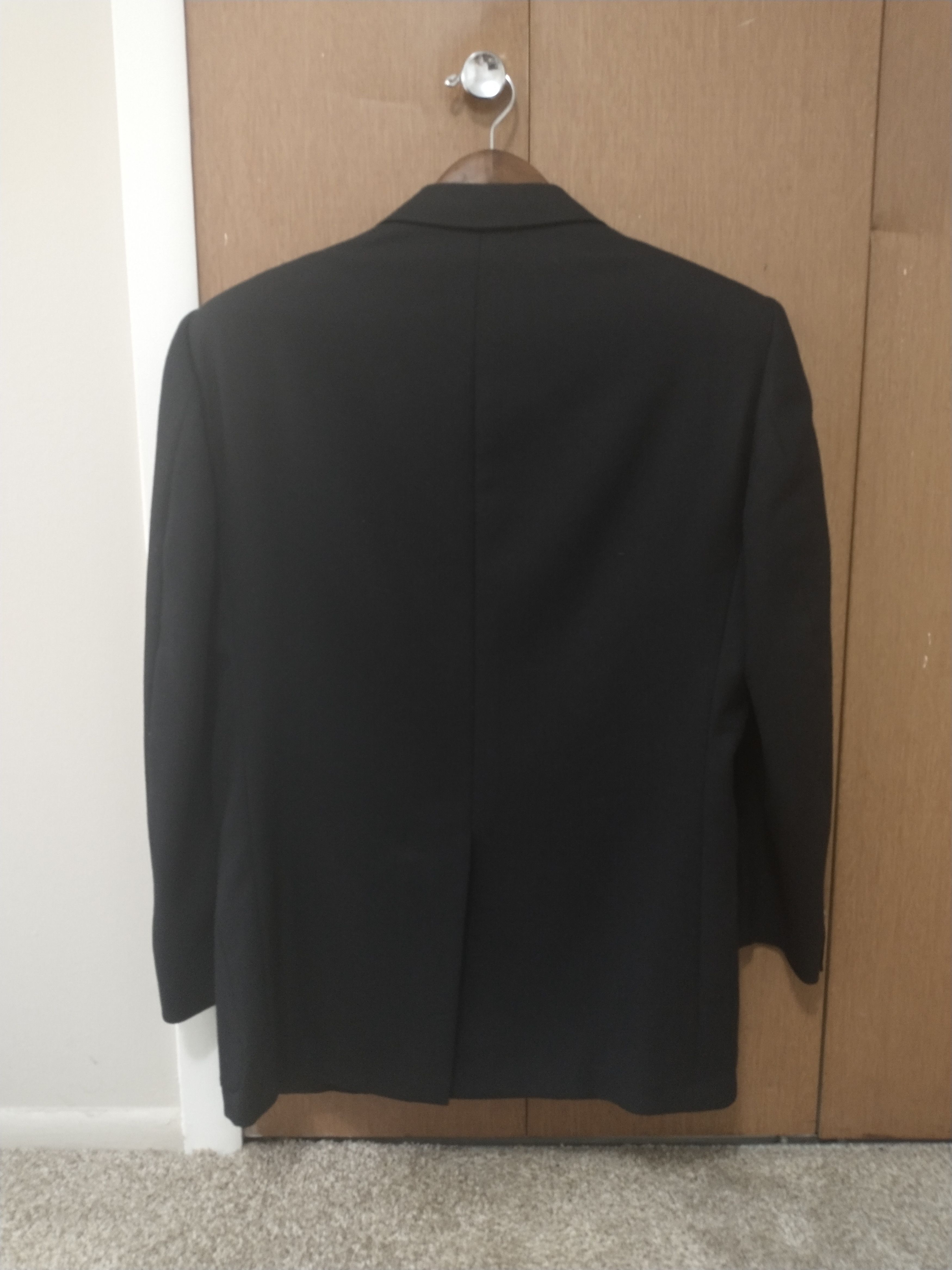 Hickey Freeman Hickey Freeman 42R Navy Blue Mohair / Wool Blend Blazer Size 42R - 2 Thumbnail