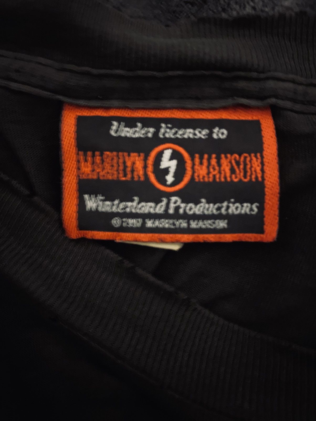 Marilyn Manson [Rare tag] MM winterland Tag Marilyn Manson vintage shirt Size US L / EU 52-54 / 3 - 8 Thumbnail