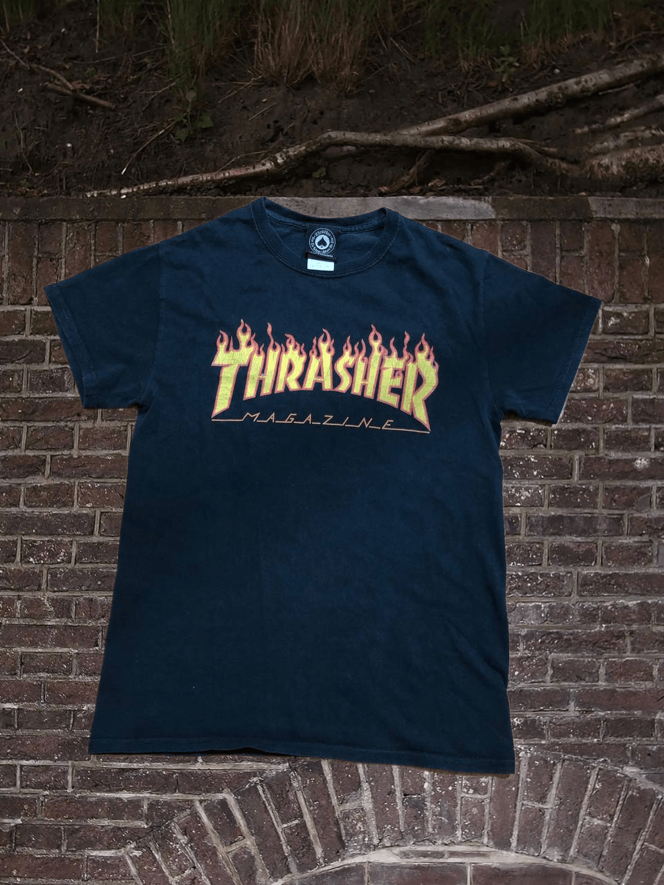 Vintage THRASHER SKATEBOARD MAGAZINE CASUAL MENS T-SHIRT Size US S / EU 44-46 / 1 - 1 Thumbnail