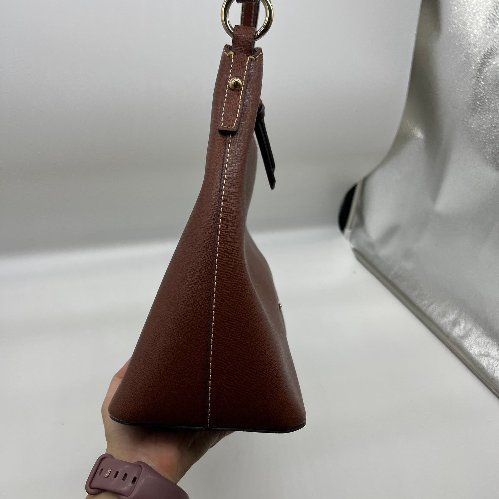 Dooney & Bourke Dooney & Bourke Handbags Saffiano Leather Hobo Bags Size ONE SIZE - 5 Thumbnail