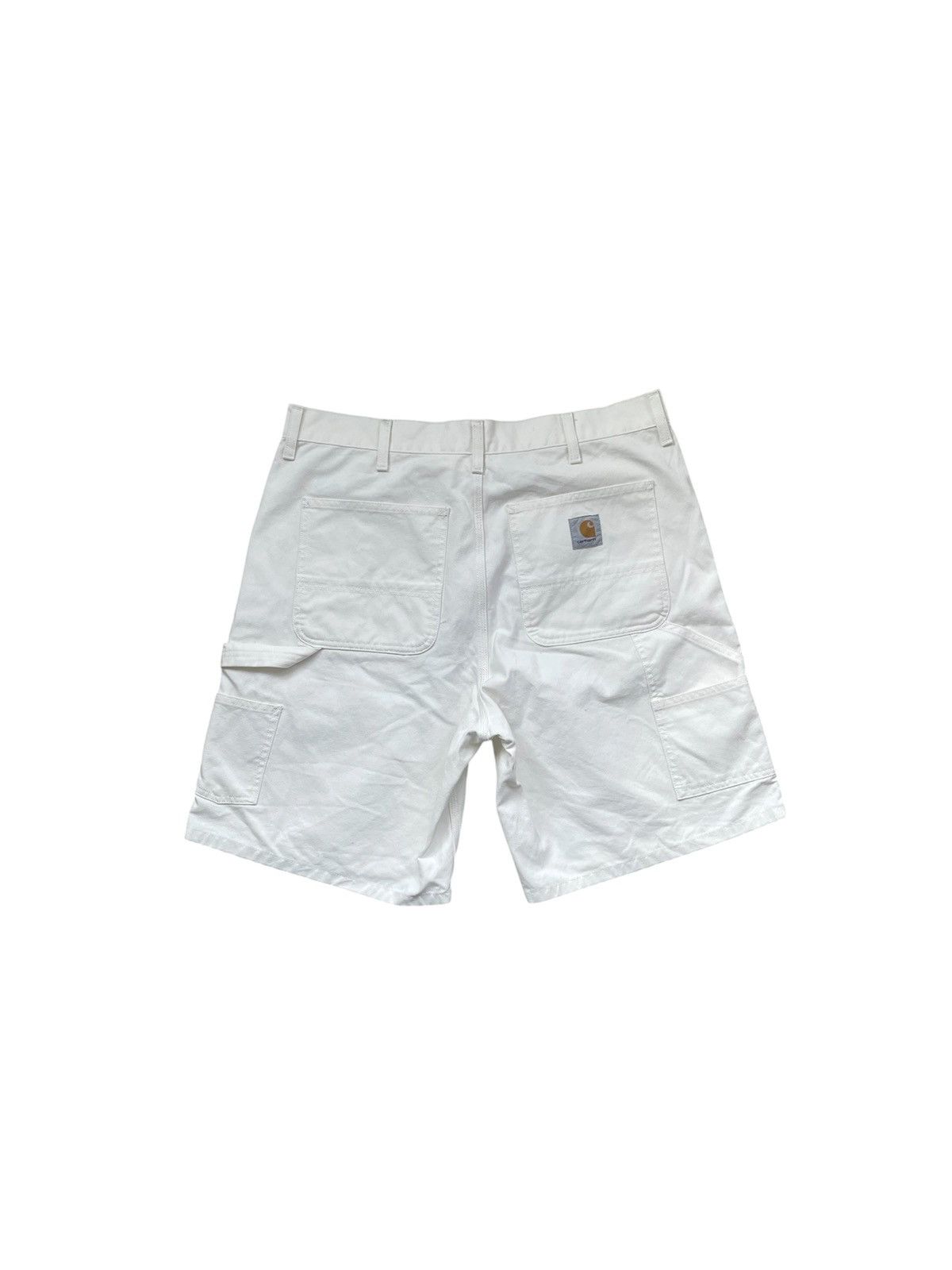 Carhartt Wip Carhartt WIP Double Knee Carpenter Shorts White Size US 34 / EU 50 - 2 Thumbnail