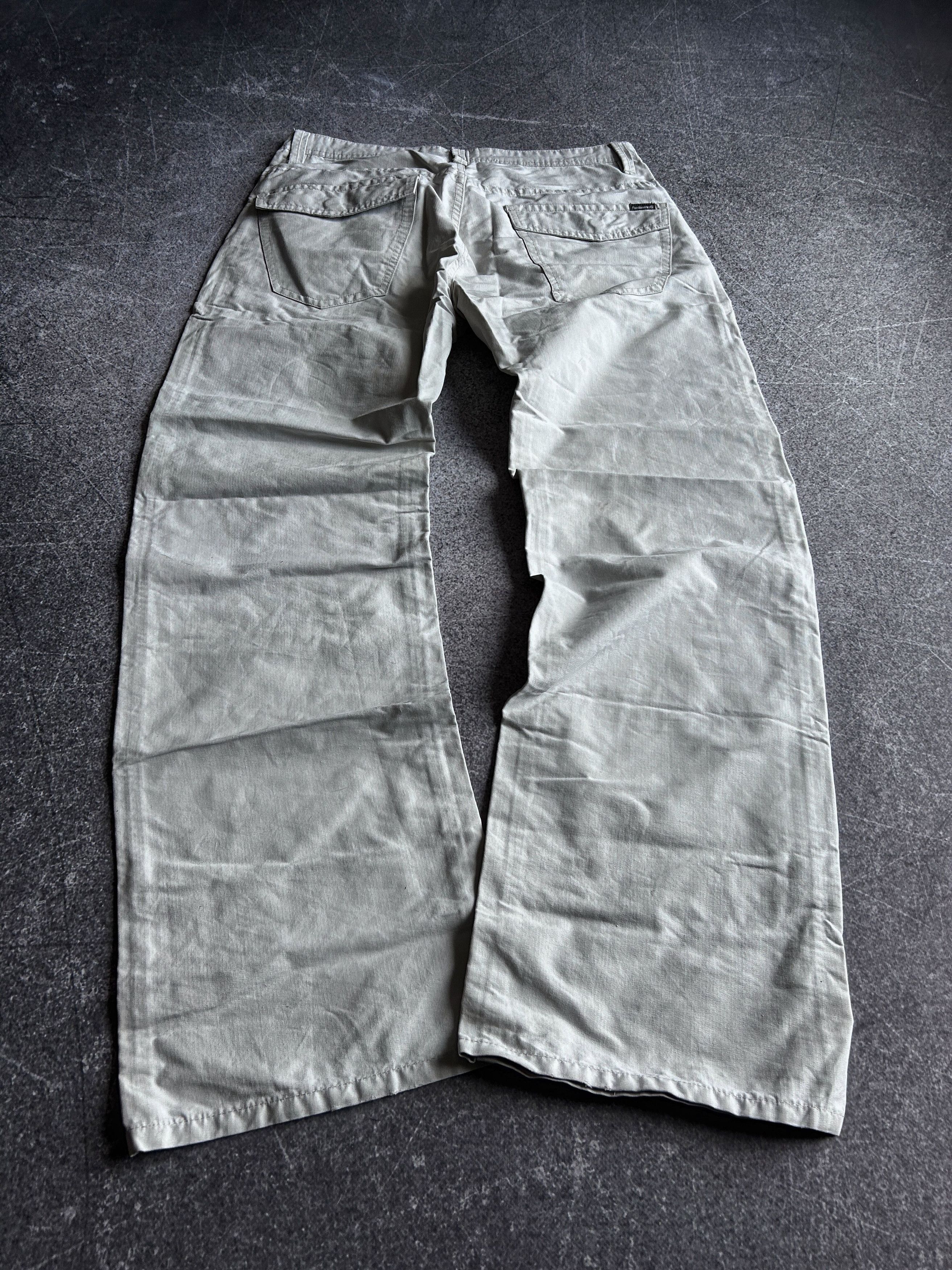 Vintage VTG Yohji Yamamoto Balenciaga Style BAGGY Jeans 90s Size US 32 / EU 48 - 2 Thumbnail