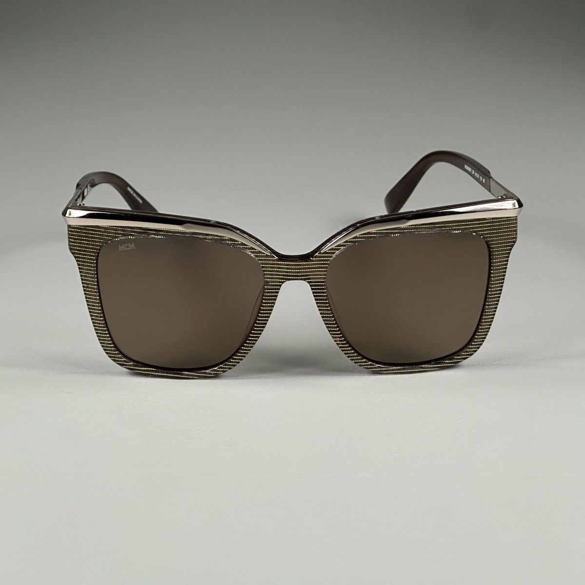 MCM MCM Brown Lurex Square MCM642SN 209 54_18 Sunglasses Size ONE SIZE - 1 Thumbnail