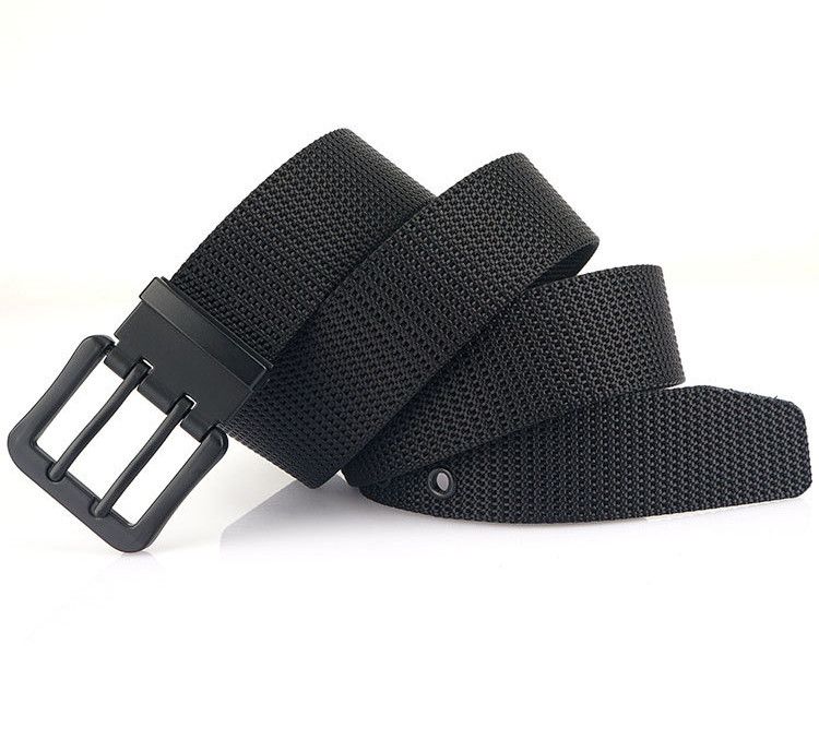 Japanese Brand Canvas Double Grommet Hole Pin Buckle Belt Size ONE SIZE - 2 Thumbnail
