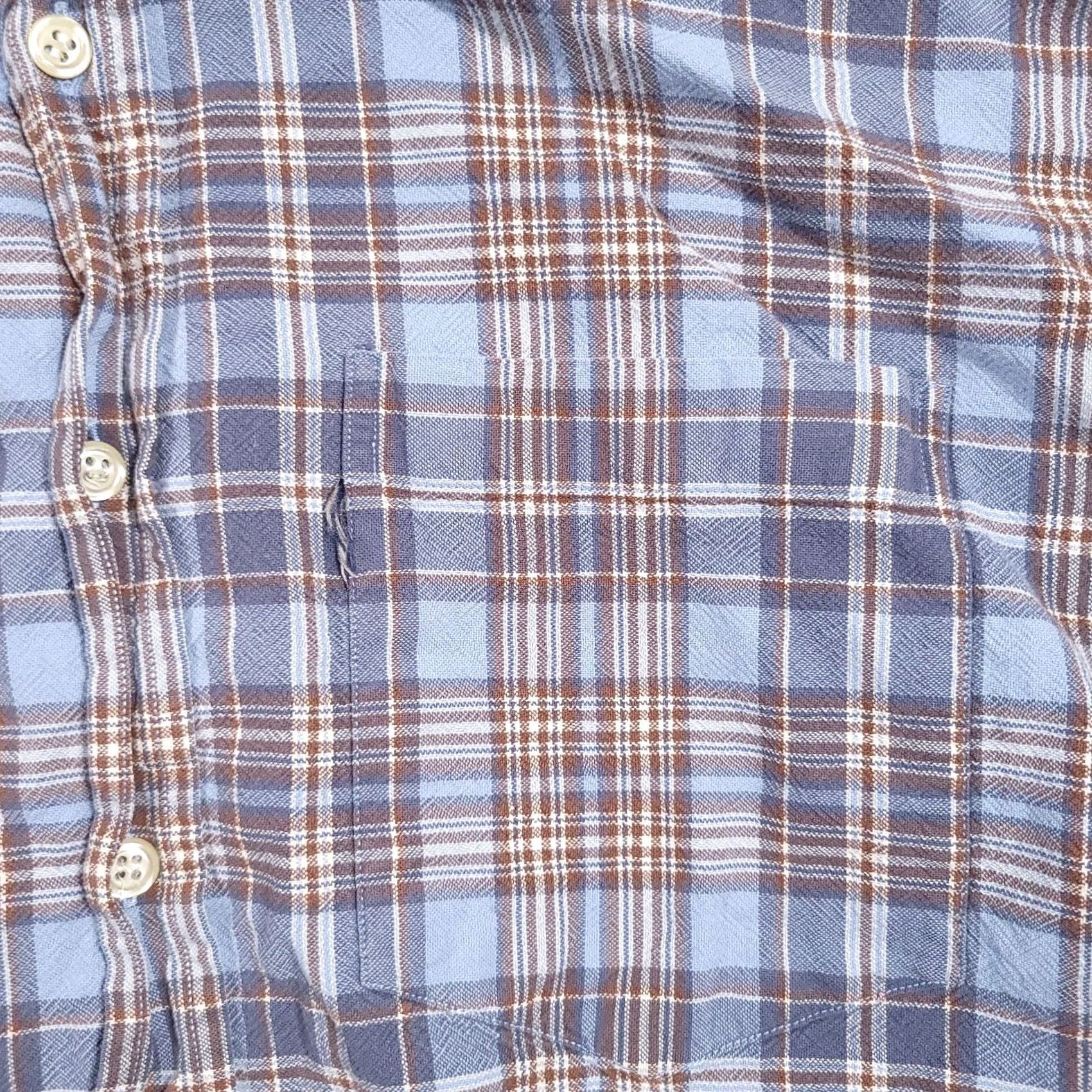 Vintage VINTAGE BlueStream Outdoors Plaid Long Sleeve Fishing Shirt Mens L Blue Button Up Size US L / EU 52-54 / 3 - 4 Thumbnail