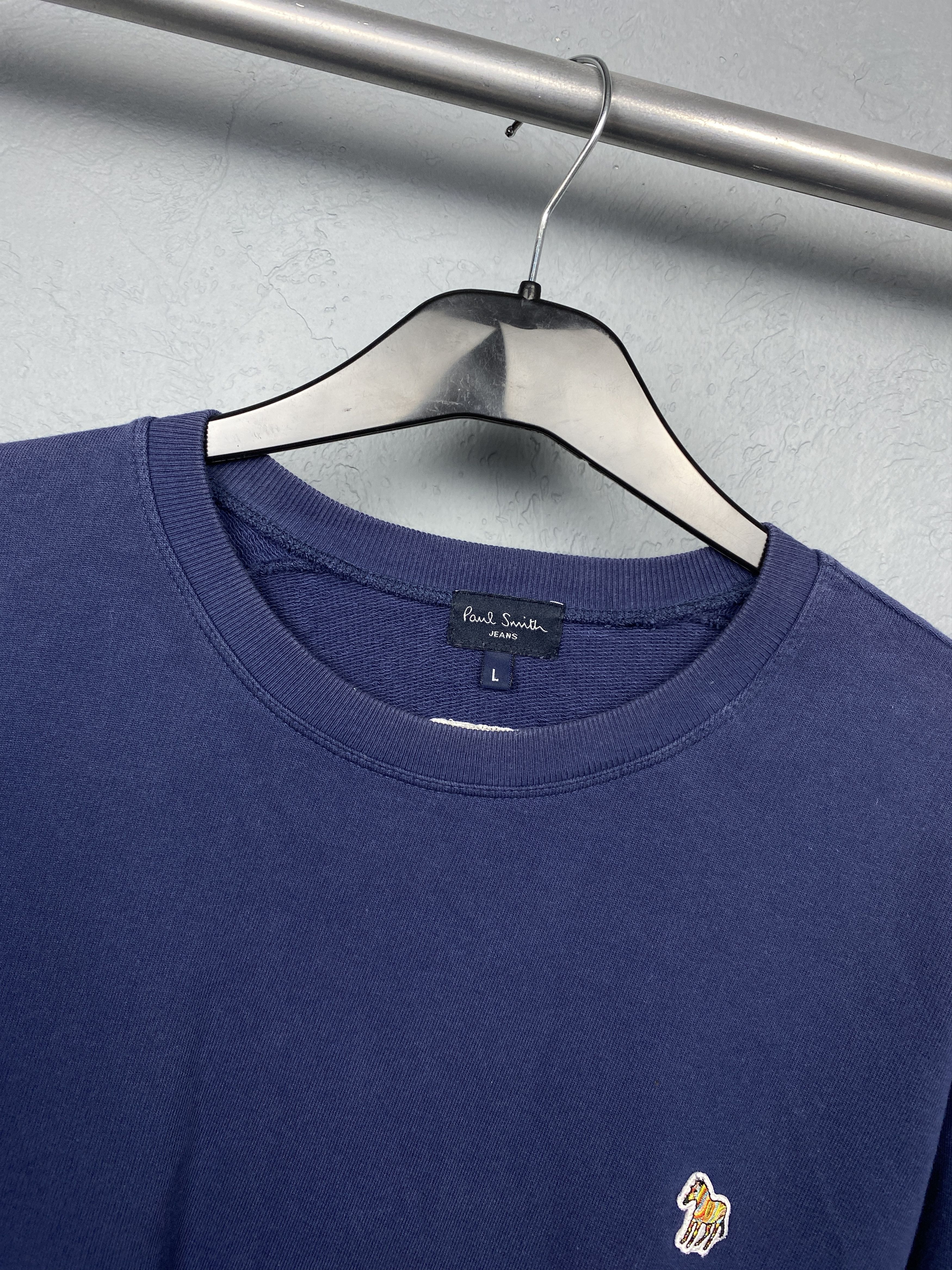 Paul Smith × Vintage Paul Smith Jeans Vintage Mens Crew Neck Sweatshirt Size US L / EU 52-54 / 3 - 4 Thumbnail