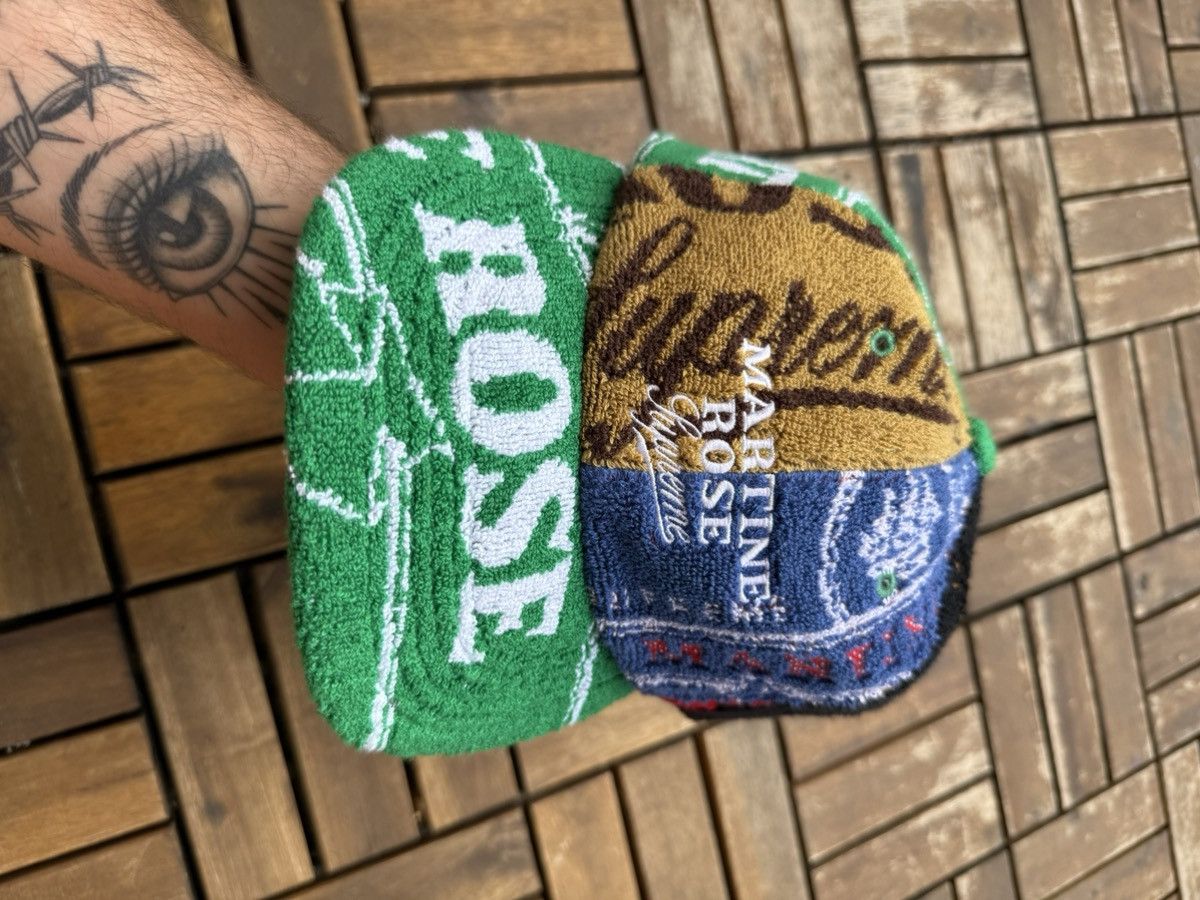 🟩 Supreme x Martine Rose Cap – Verde/Nero (SS24)