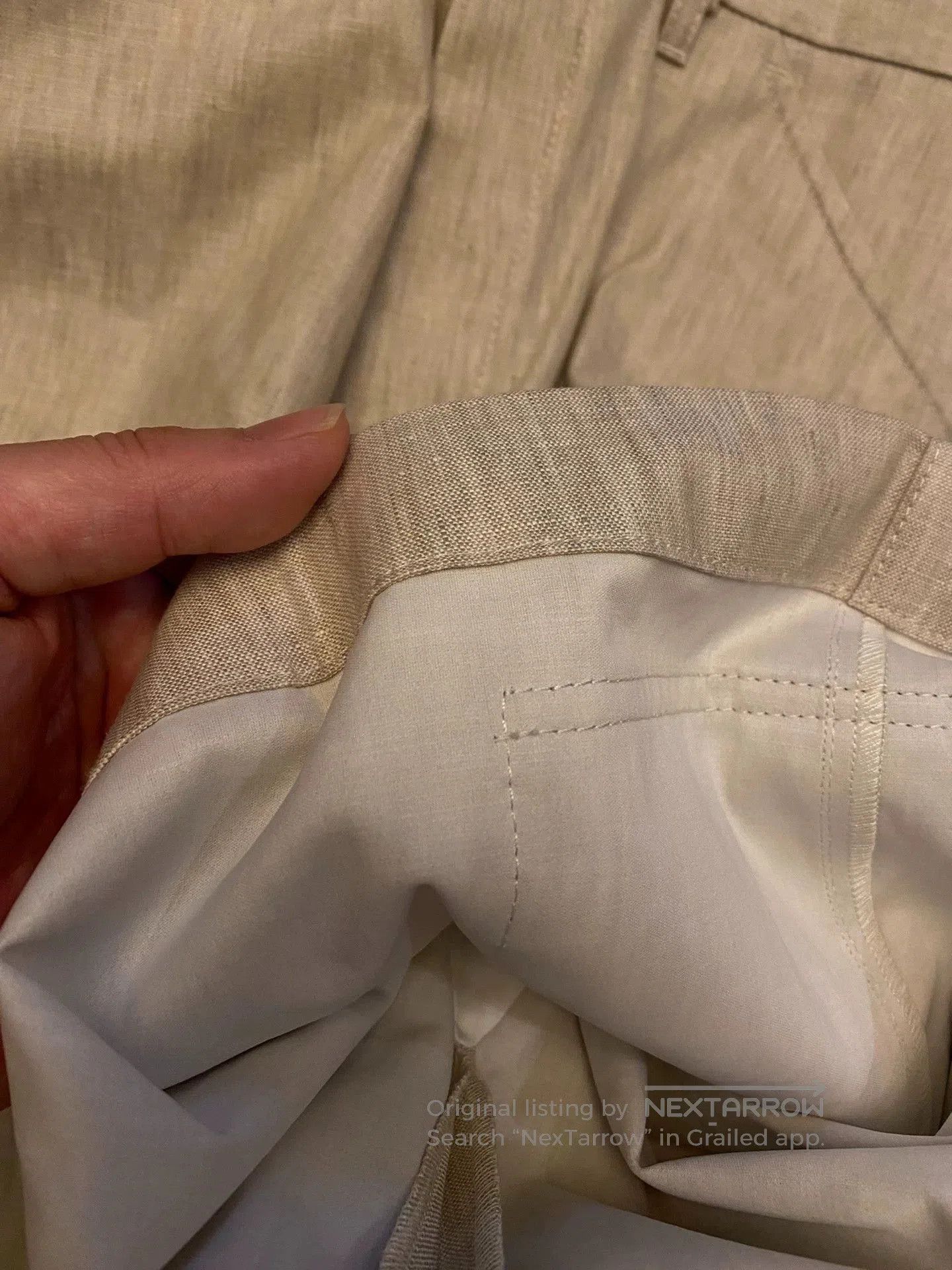 Loro Piana Beige Cargo Shorts Size 32. Size US 32 / EU 48 - 6 Thumbnail