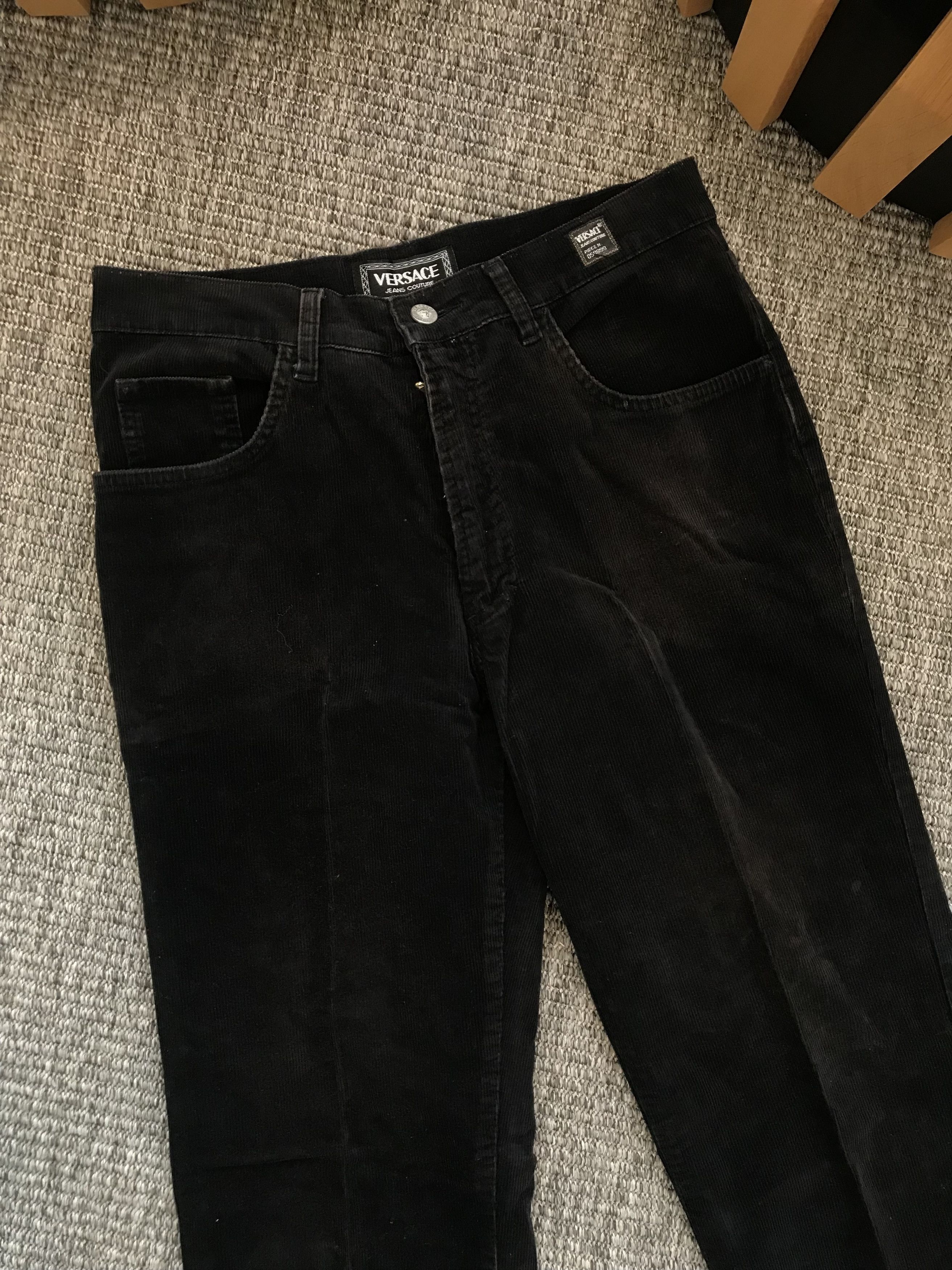 Versace × Versace Jeans Couture Vintage Versace Corduroy Pants Size US 34 / EU 50 - 3 Thumbnail